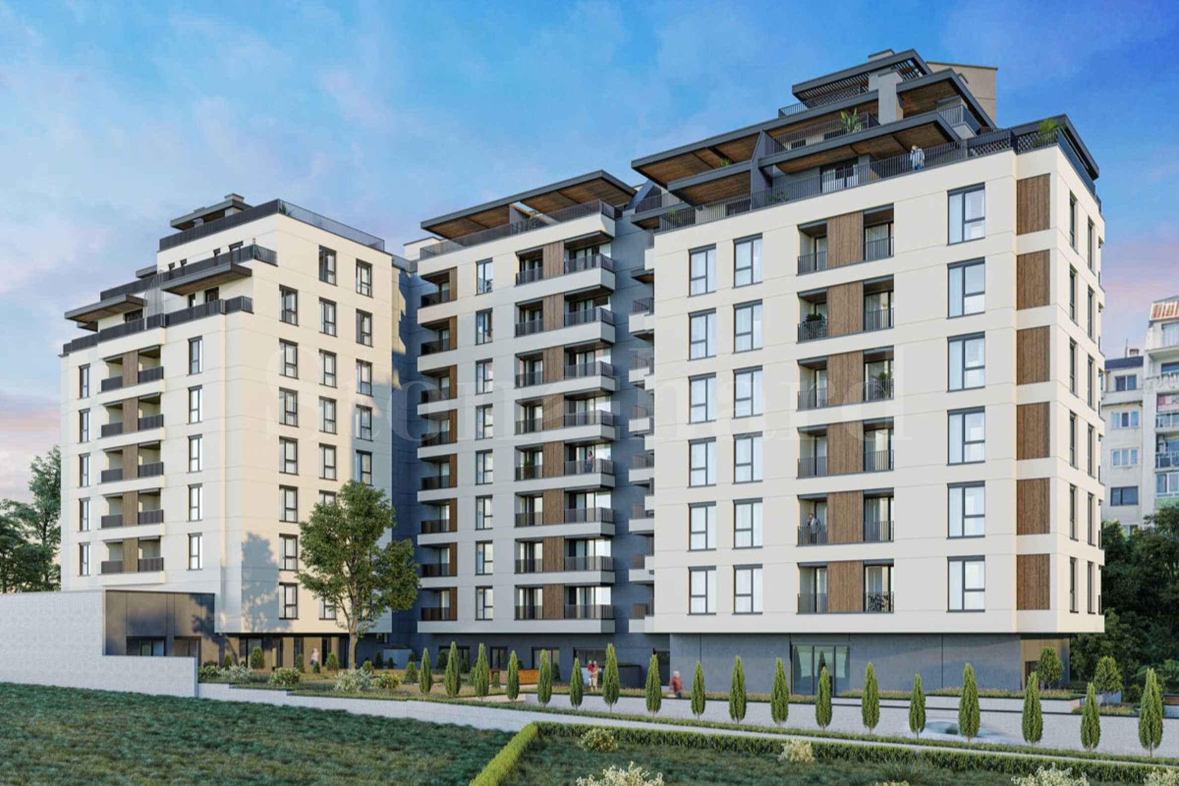 Apartments in a new residential complex next to Business Park Sofia2 - Stonehard