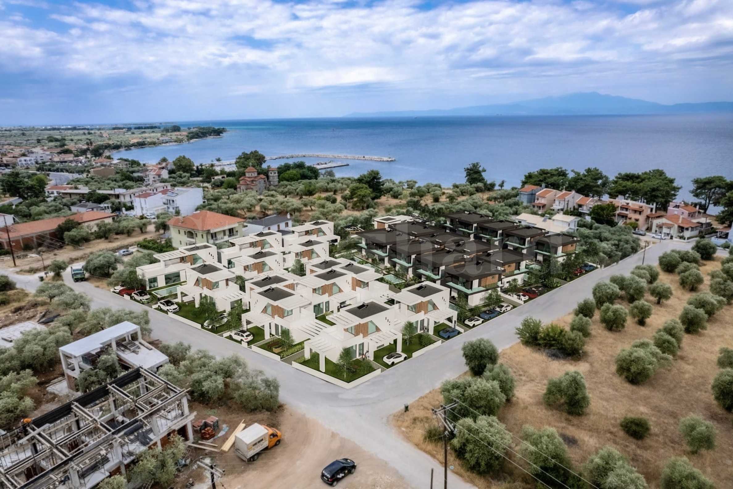 Houses in a new complex, just 70 meters from the beach on the island of Thassos2 - Stonehard