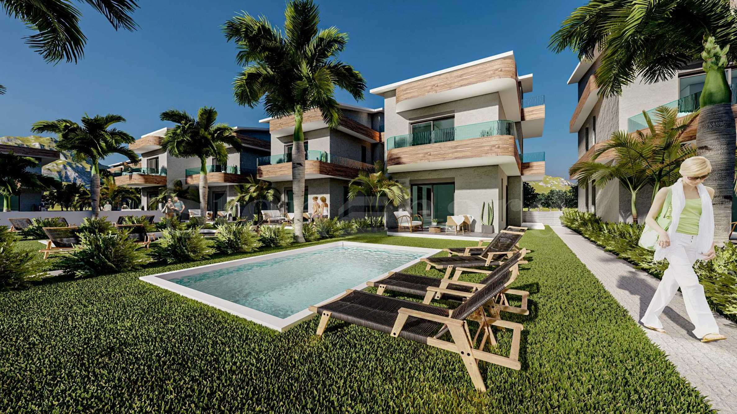 Apartments and detached houses in a complex, just 70 meters from the beach1 - Stonehard