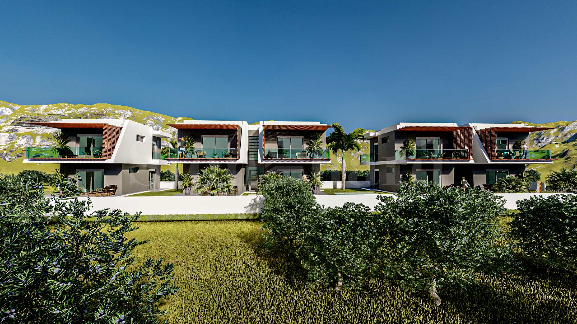 One-bedroom apartments in Cleopatra - a modern complex in Skala Potamia2 - Stonehard