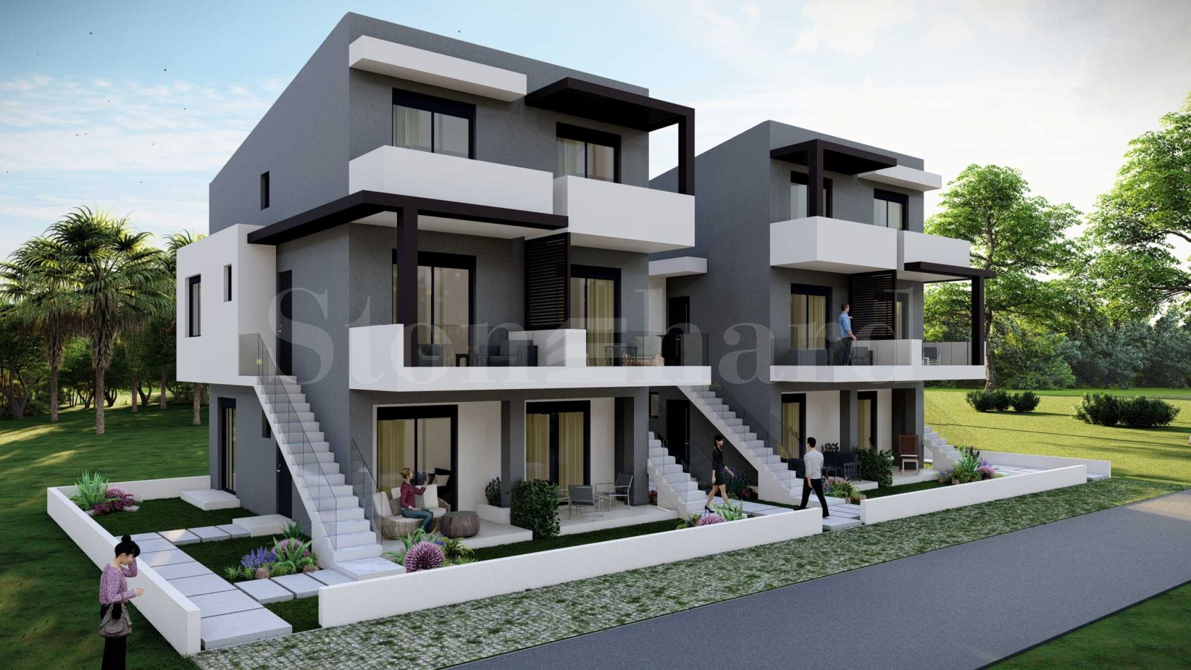 Two-bedroom apartments in Ermioni - complex 250 m from the beach1 - Stonehard