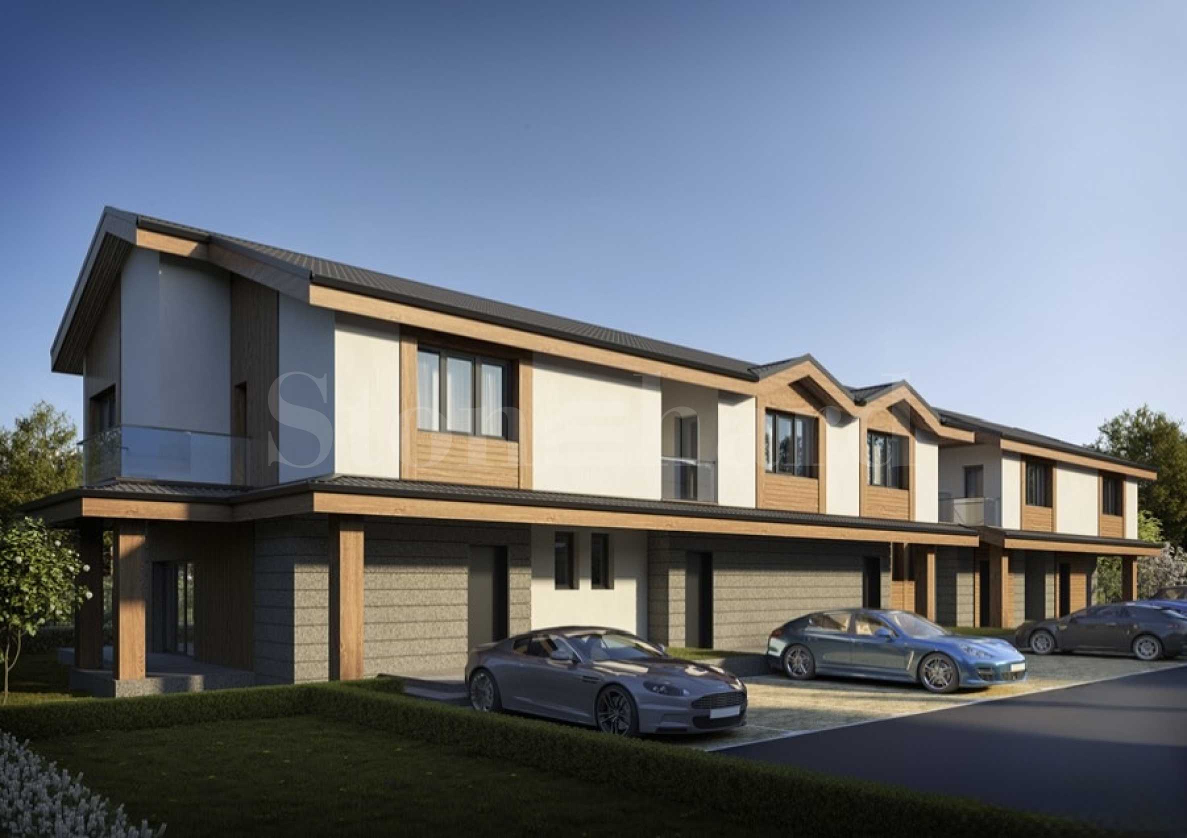 New modern complex of single-family houses in the village of Zhiten 2 - Stonehard