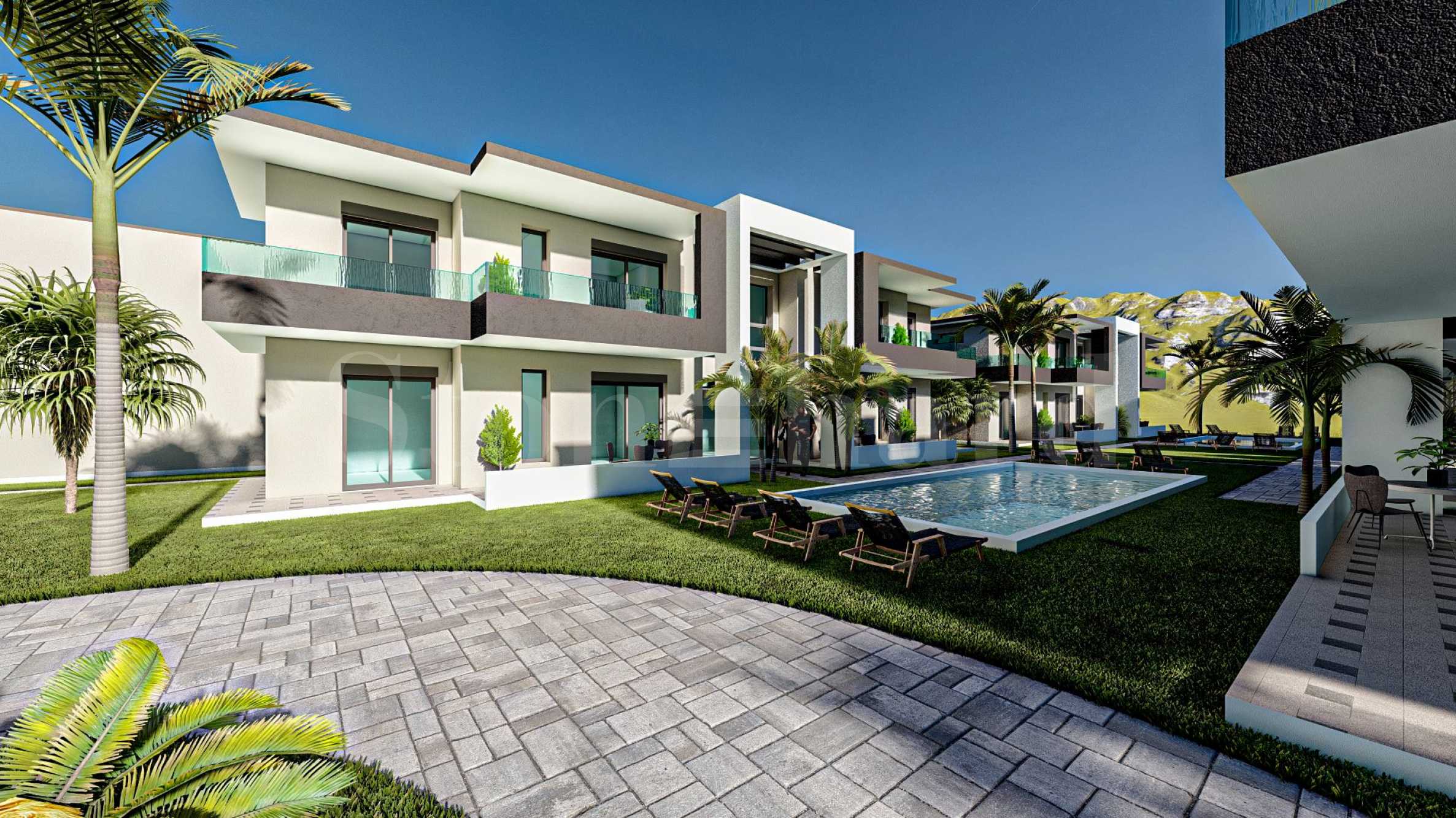 Apartments and houses in a new complex 200 m from the beach on the island of Thassos1 - Stonehard