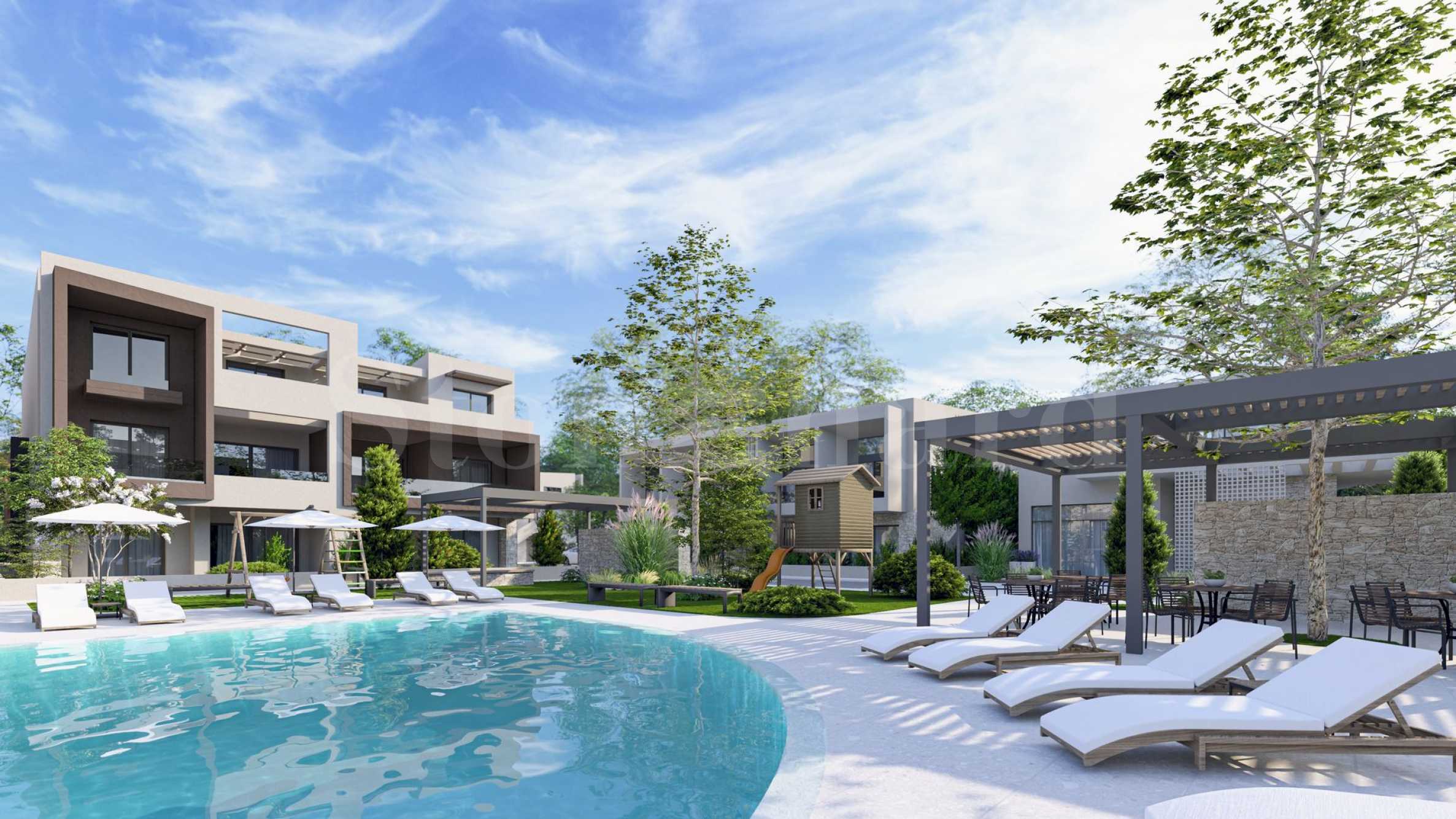 Seafront apartments in The Million Complex, Asprovalta 1 - Stonehard