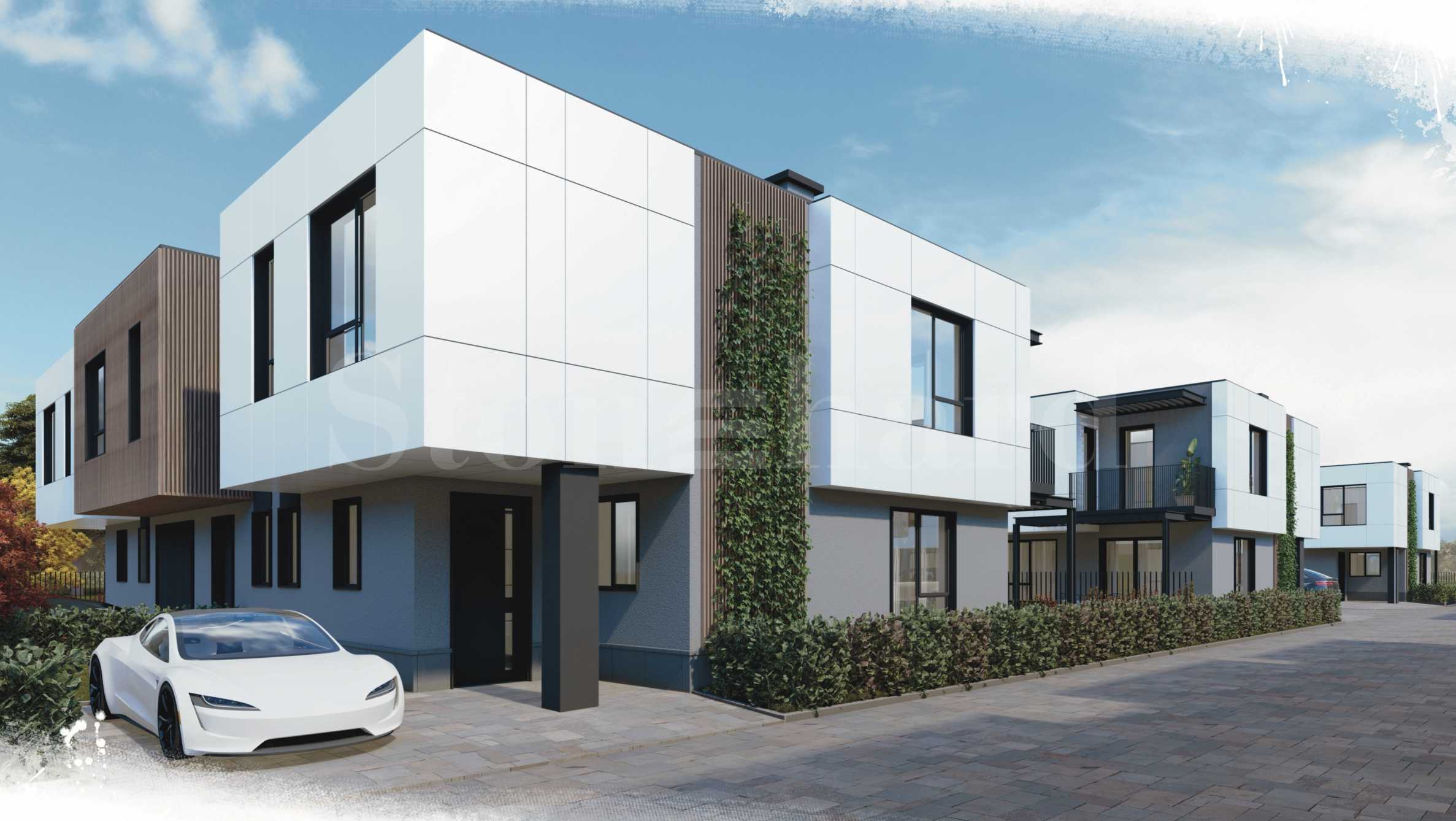 New modern urban-type houses in a gated complex in the Belomorski district 2 - Stonehard