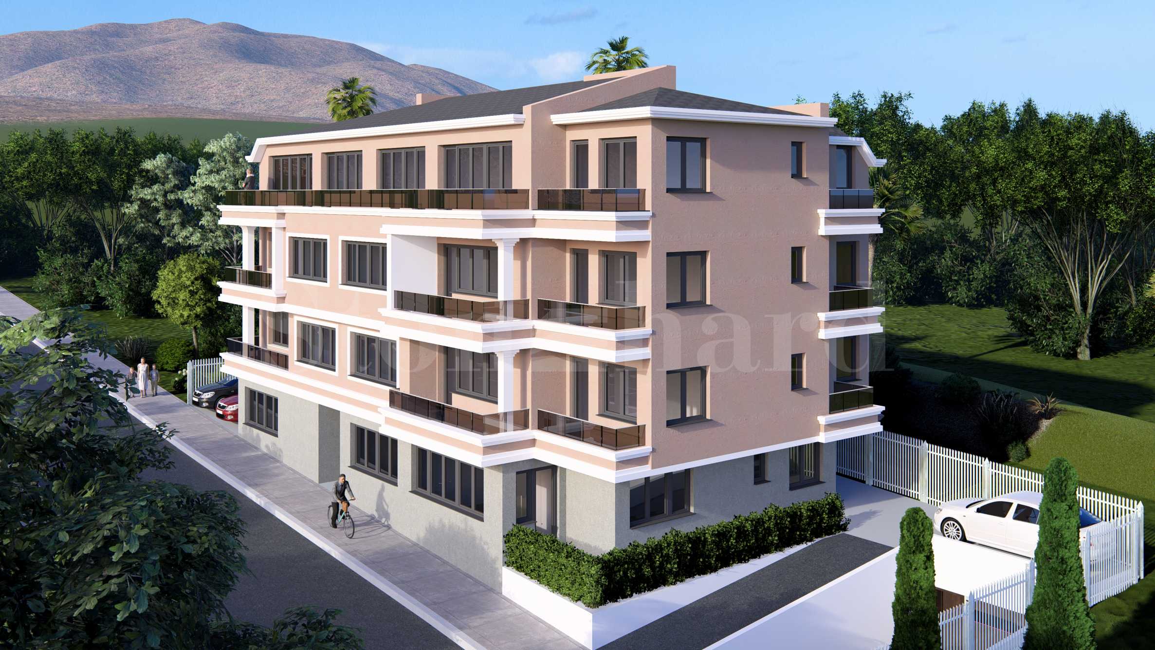 Newly built apartments 750 meters from the 