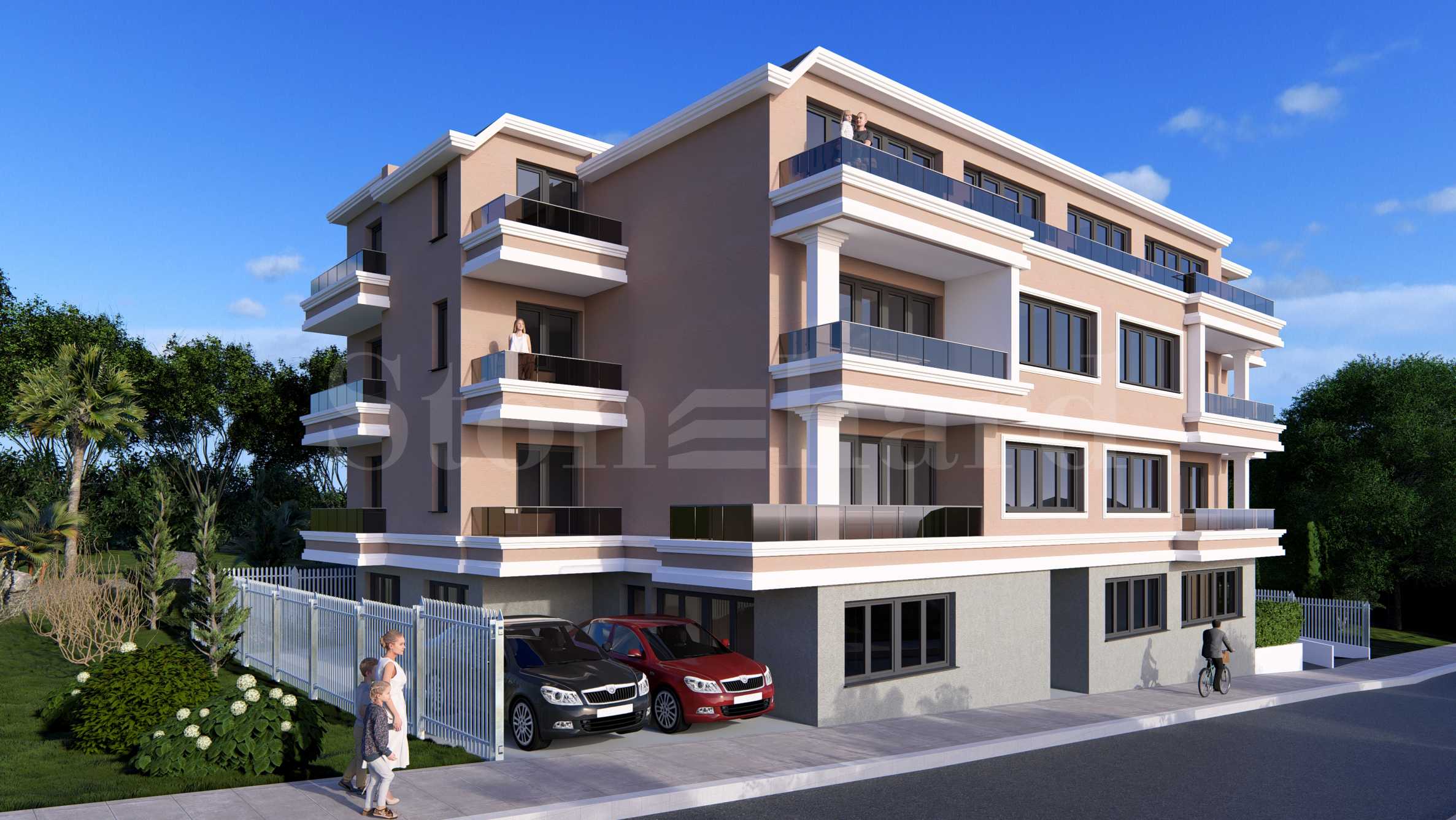 Newly built apartments 750 meters from the 