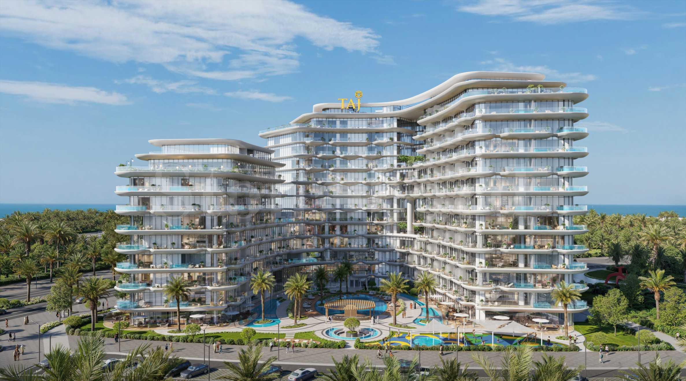 Taj Wellington Mews - an elegant building with furnished apartments on Al Marjan Island 1 - Stonehard