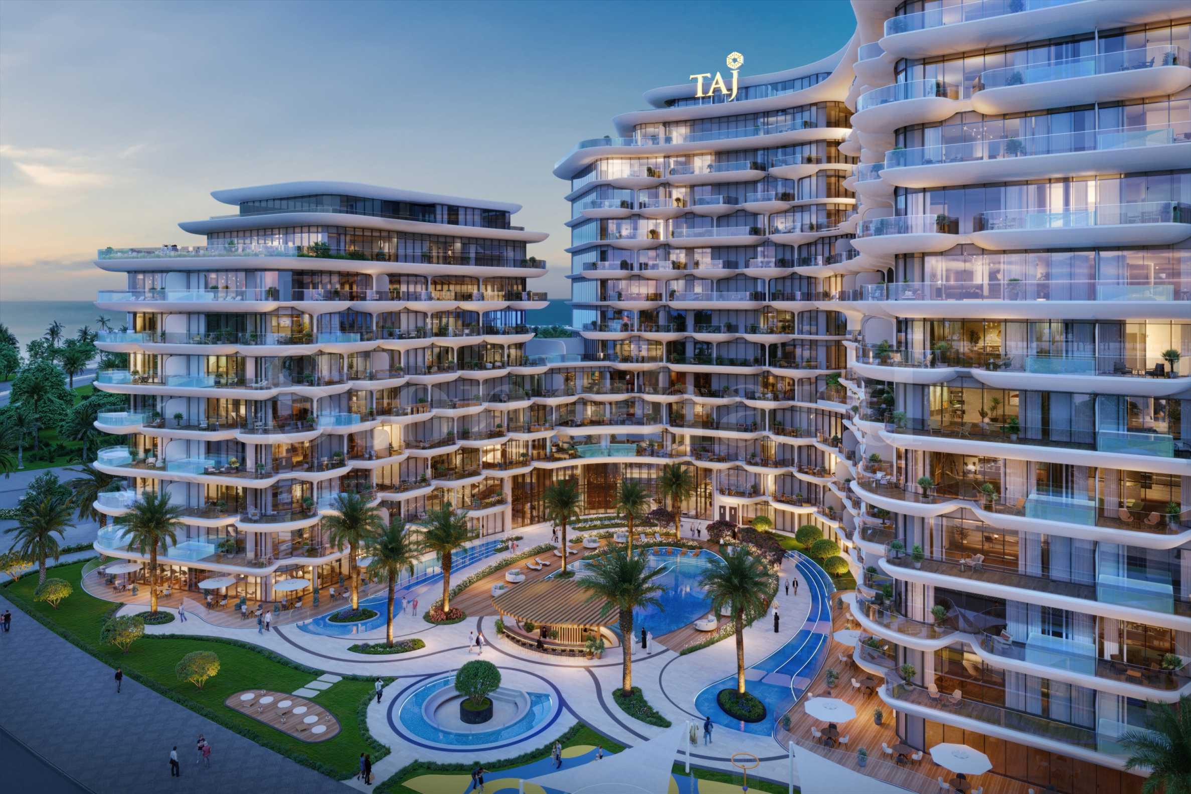 Taj Wellington Mews - an elegant building with furnished apartments on Al Marjan Island 2 - Stonehard