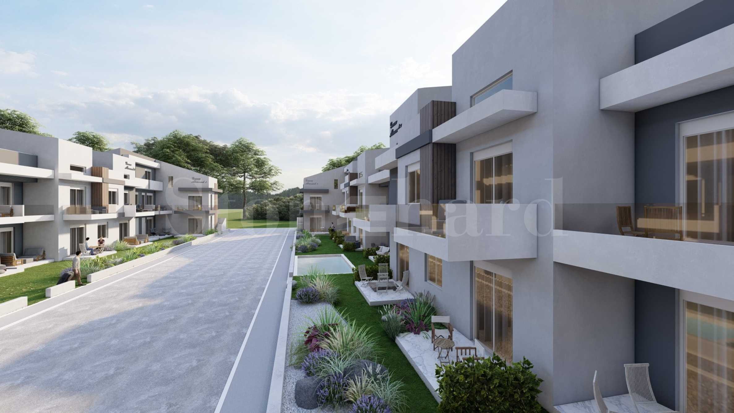 Spacious apartments in Green Almond - a luxury complex 200 m from the beach 2 - Stonehard