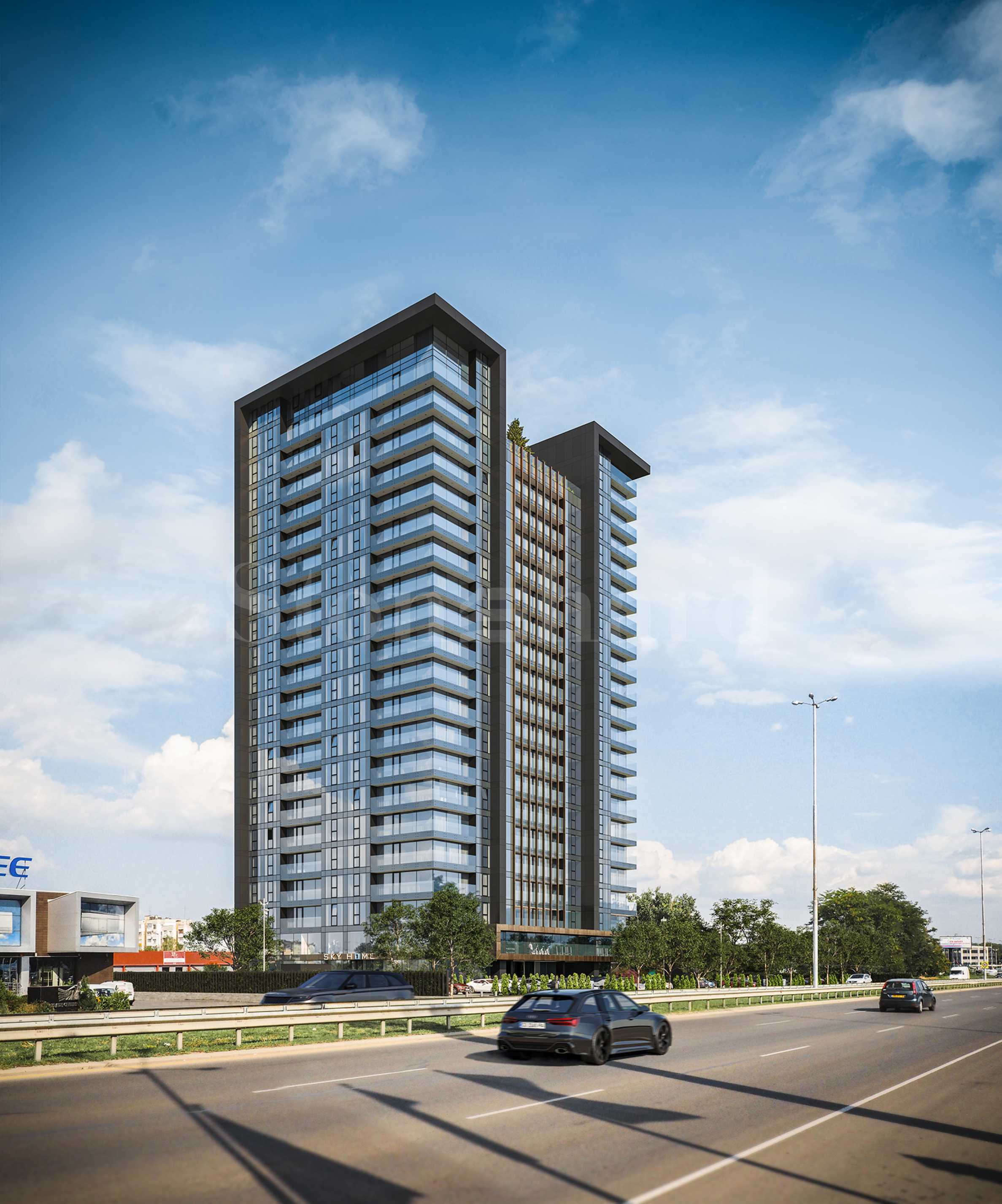 High-tech residential building with panoramic residences, SPA, concierge and wellness on Tsarigradsko Shose Blvd.1 - Stonehard