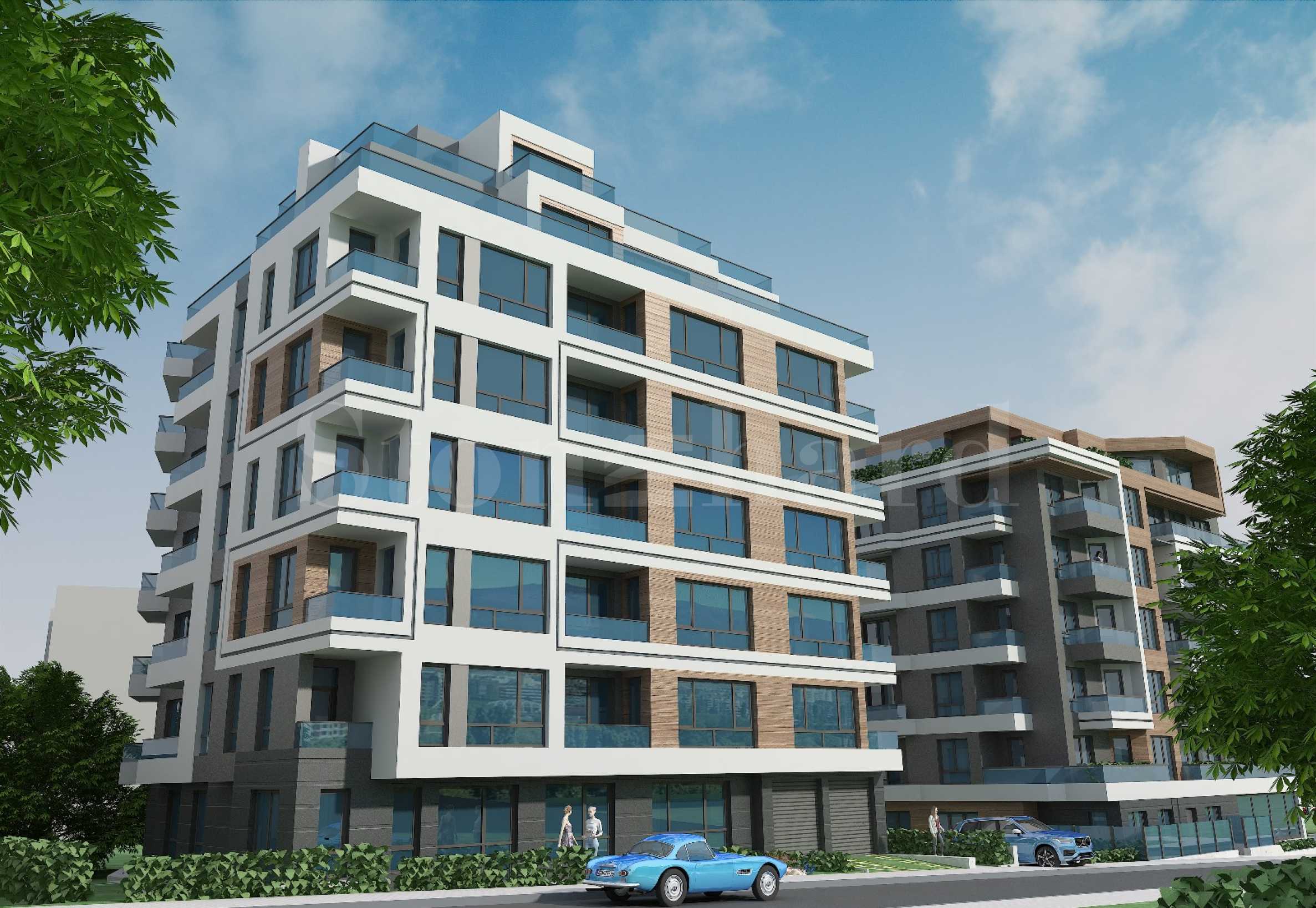 Apartments in a new building in the 