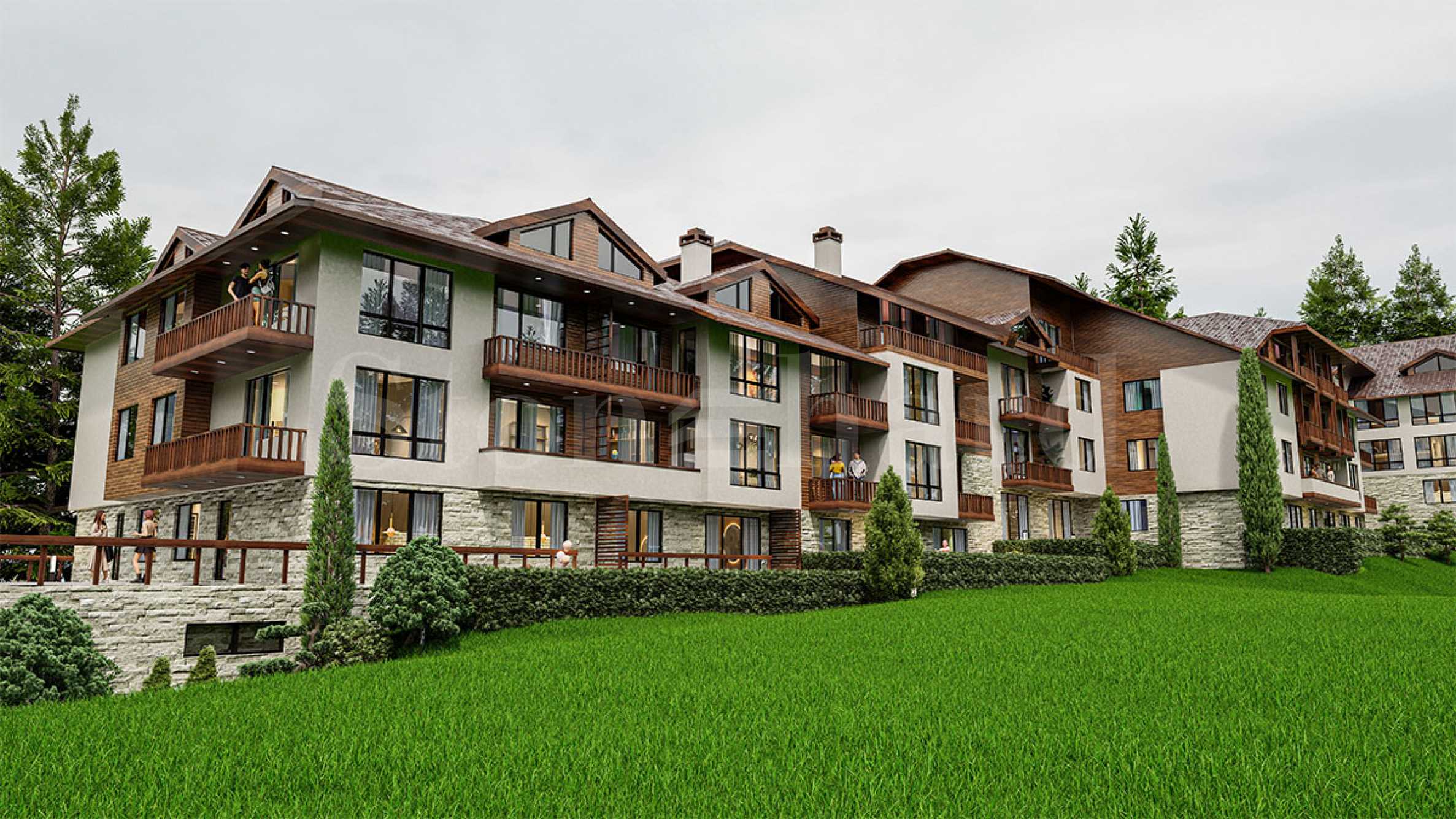 New apartments in a complex with a modern SPA center 600 m from the ski lift 1 - Stonehard