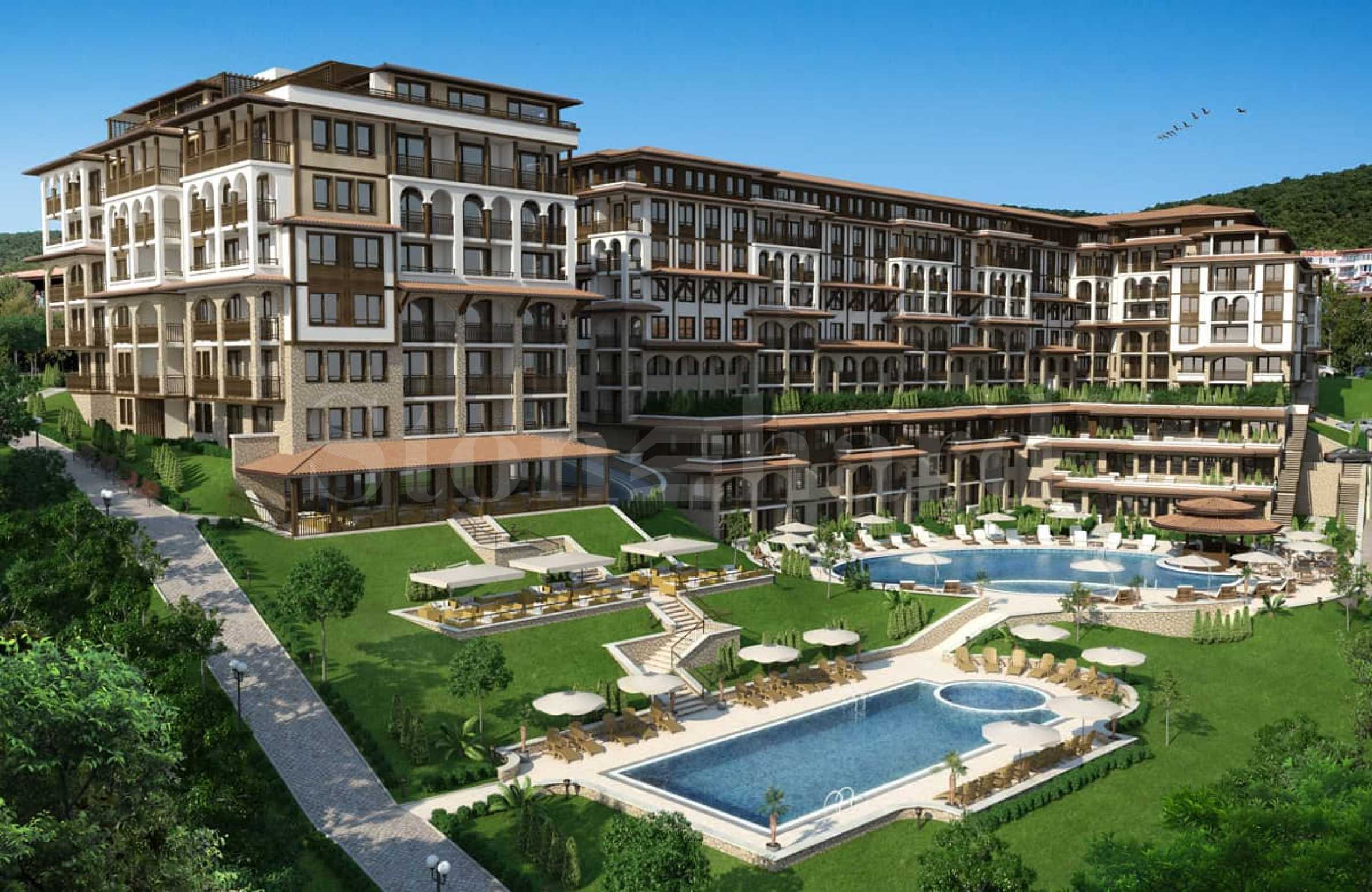 A selection of turnkey apartments in a new complex with garden and swimming pools1 - Stonehard