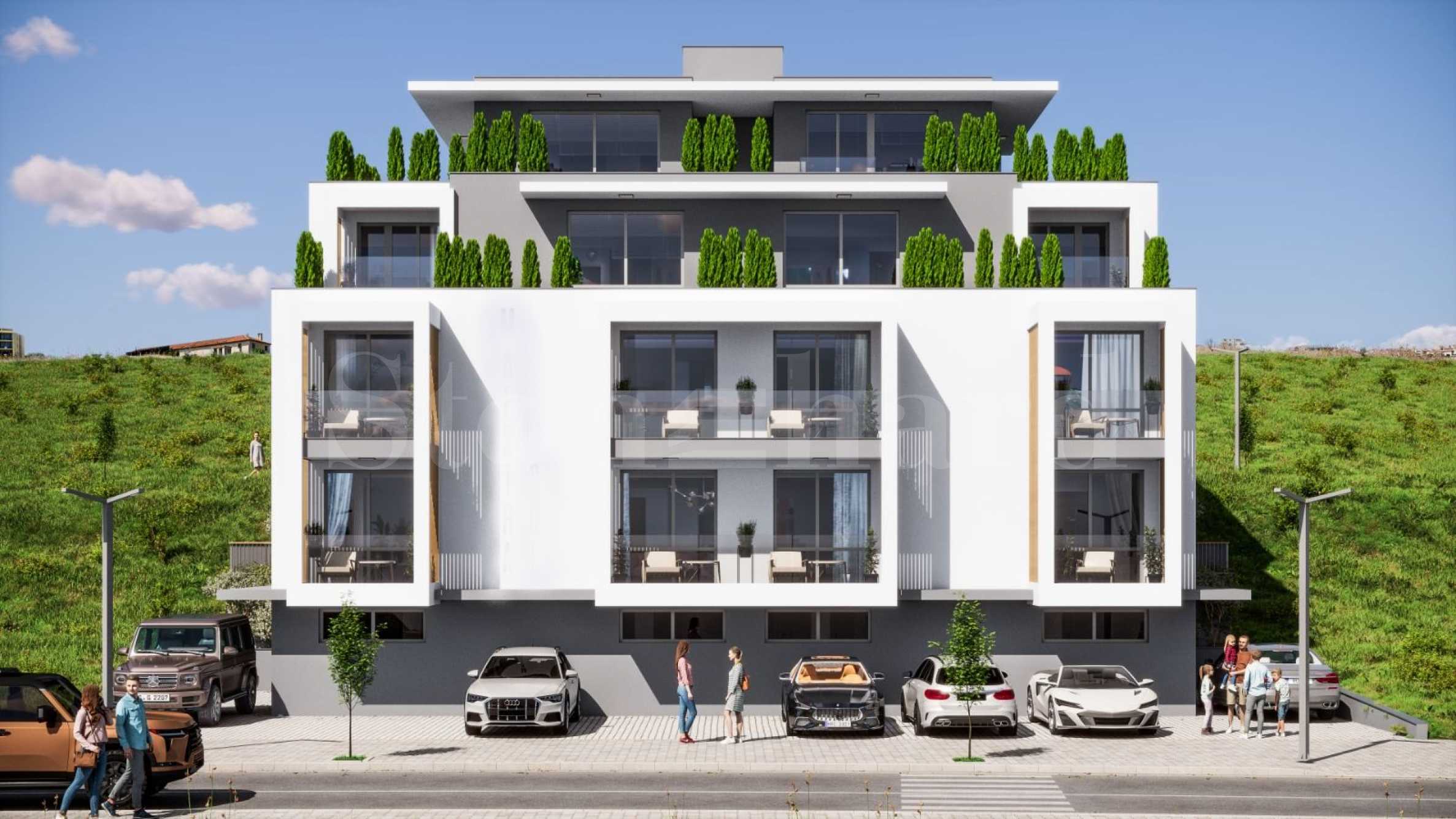 Limited number of apartments in a modern building next to the new hospital in Sozopol1 - Stonehard