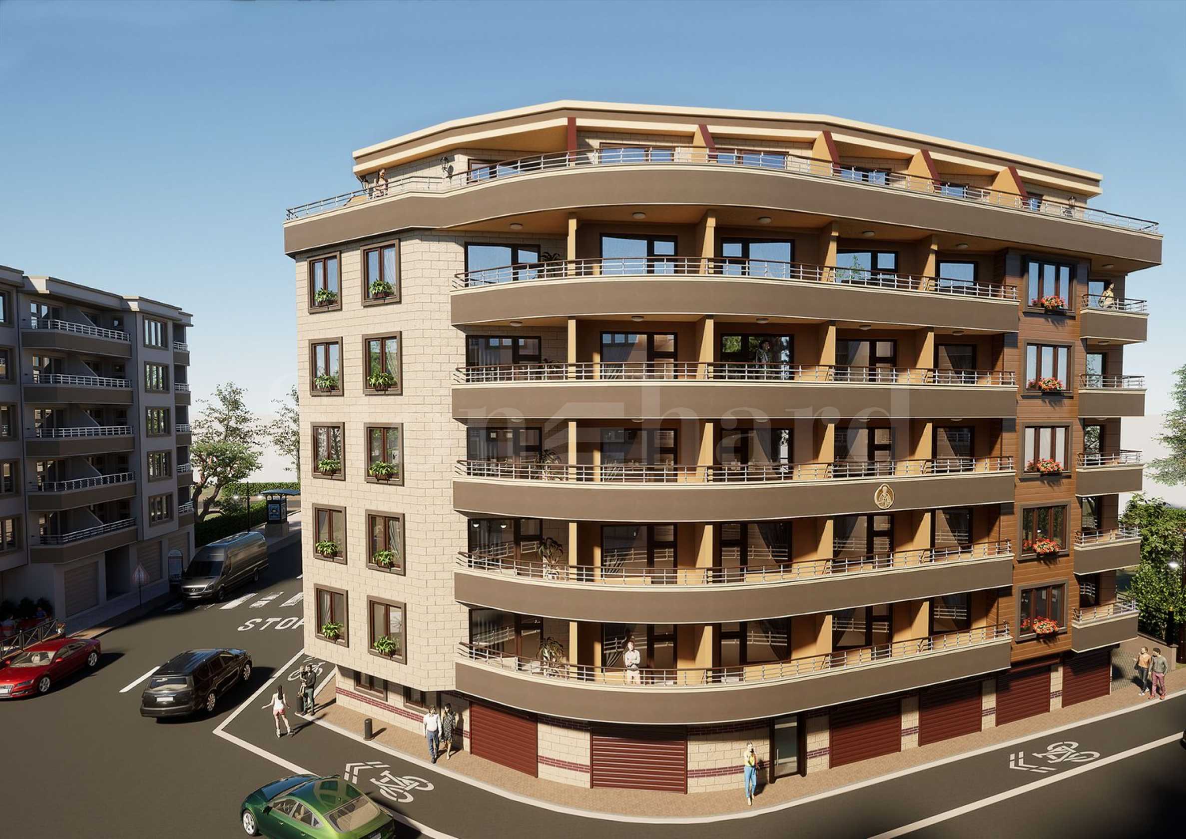 Apartments in a modern building 700 m from the sea in Pomorie 2 - Stonehard