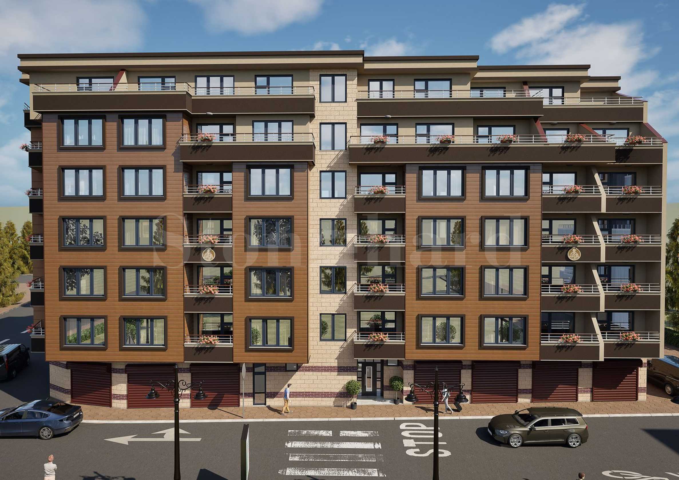 Apartments in a newly built residential building 700 m from the sea in Pomorie 1 - Stonehard