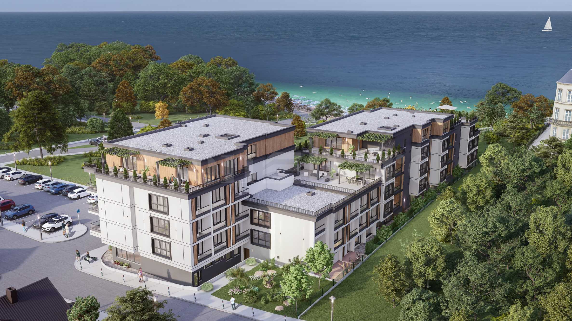 Boutique apartments in a new gated complex meters from the sea in Tsarevo 1 - Stonehard