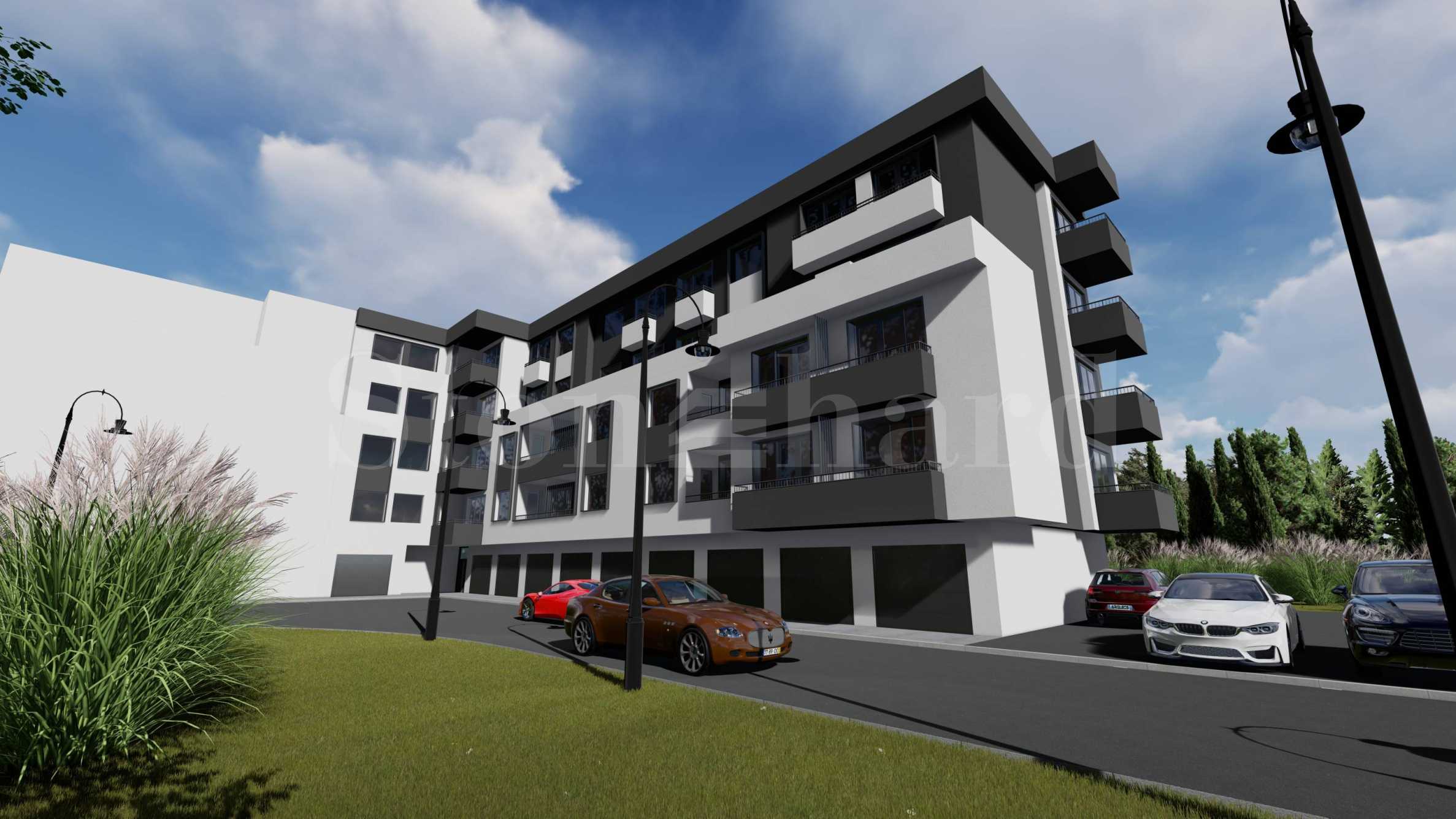 Apartments in a new building 600 m from the beach in Pomorie 1 - Stonehard