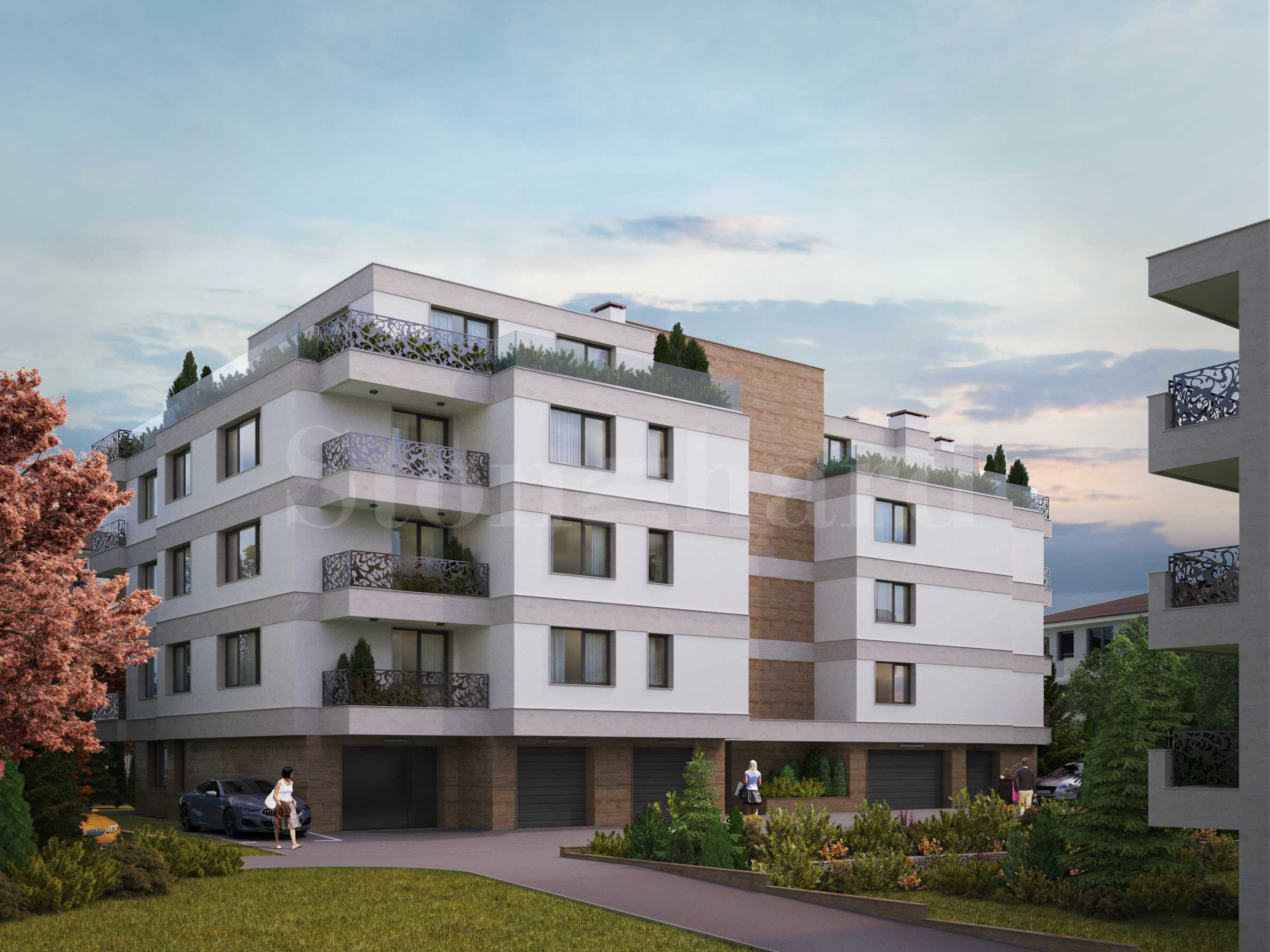Residential building with different types of apartments at the foot of Vitosha, Boyana district1 - Stonehard