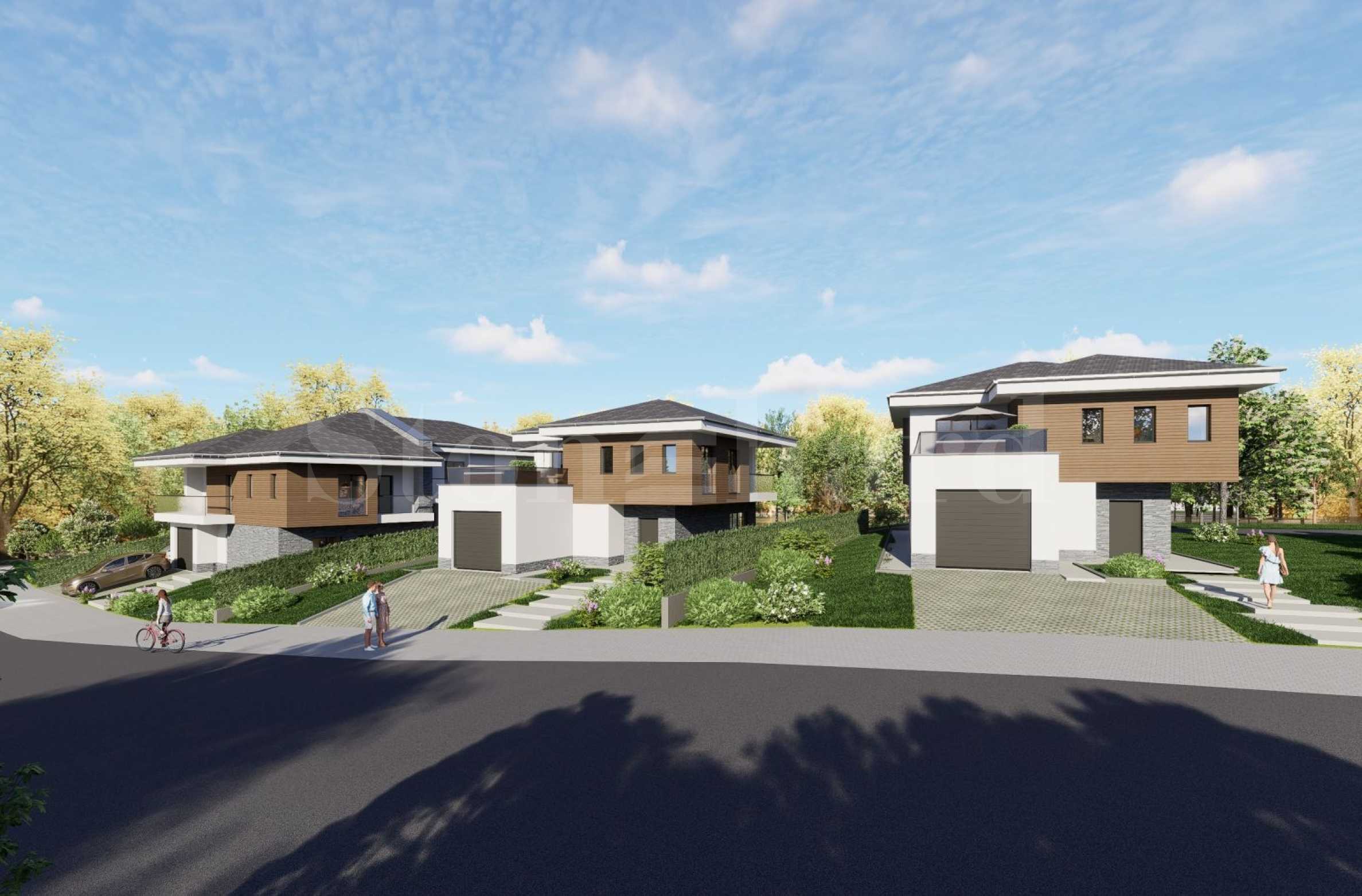 Family houses in the Delta Hill complex - at the foot of Vitosha Mountain1 - Stonehard