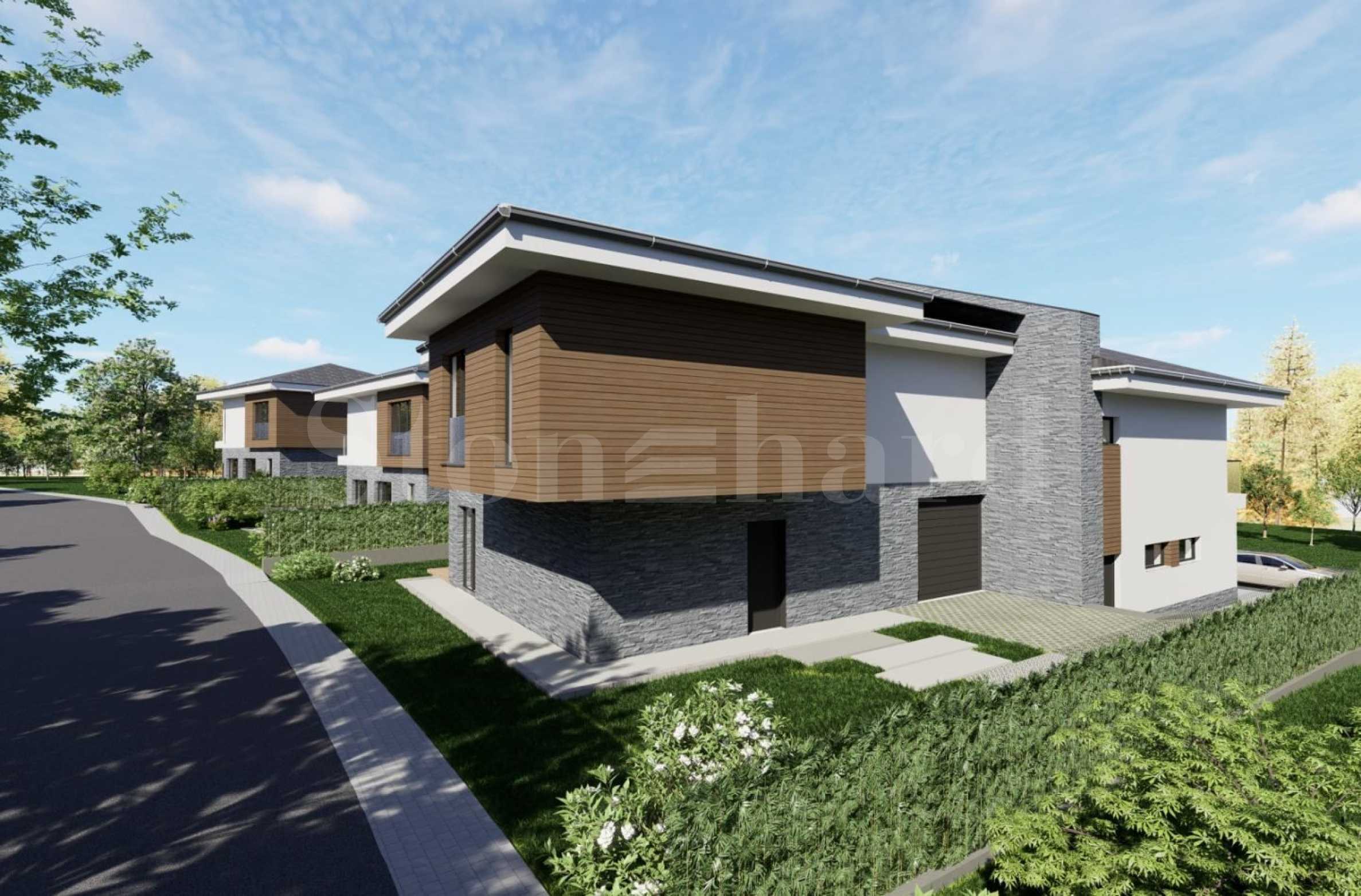 Family houses in the Delta Hill complex - at the foot of Vitosha Mountain2 - Stonehard