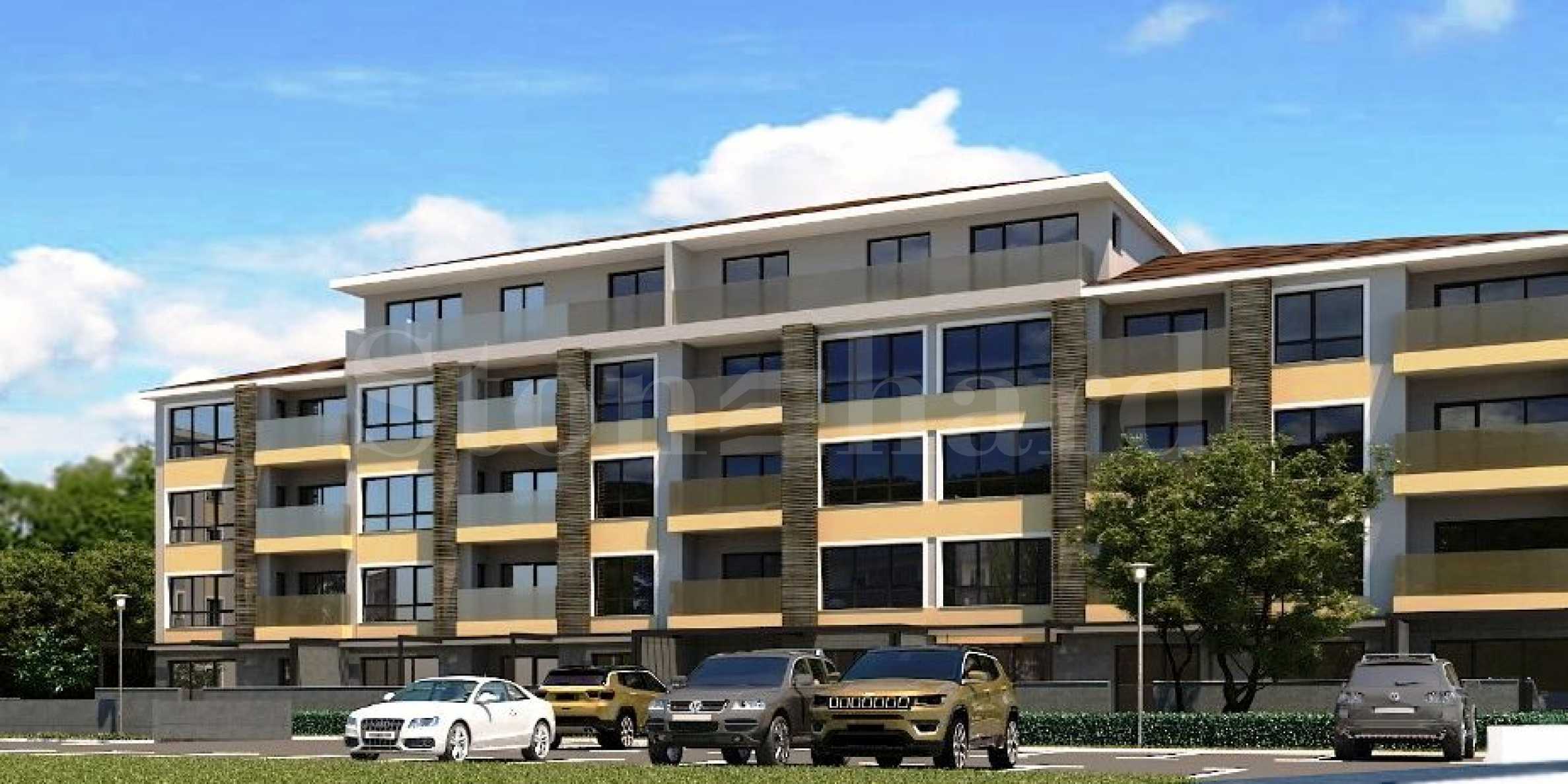 Housing in a new modern complex in the 