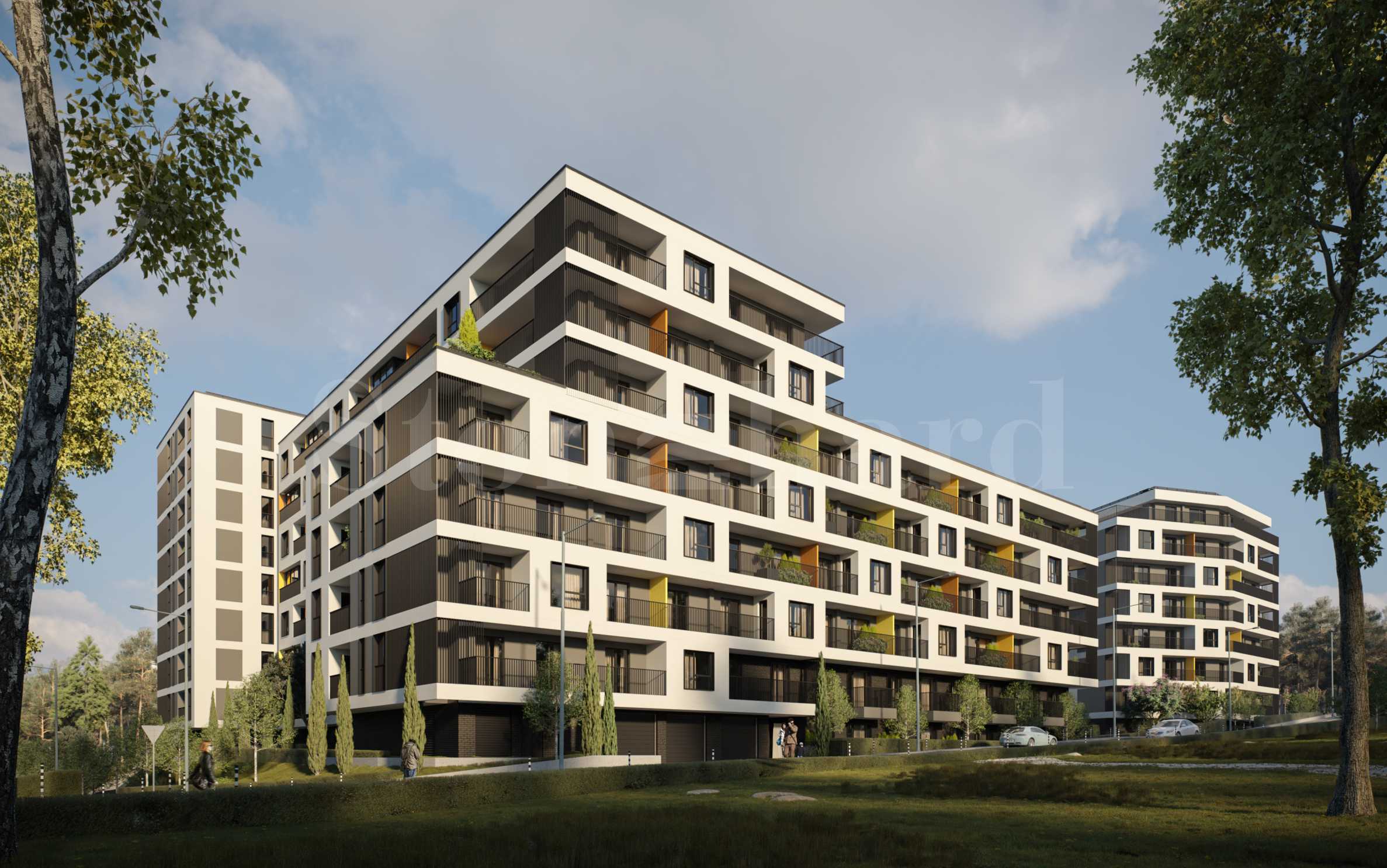 Properties in a new complex with a courtyard near NBU and metro stations1 - Stonehard
