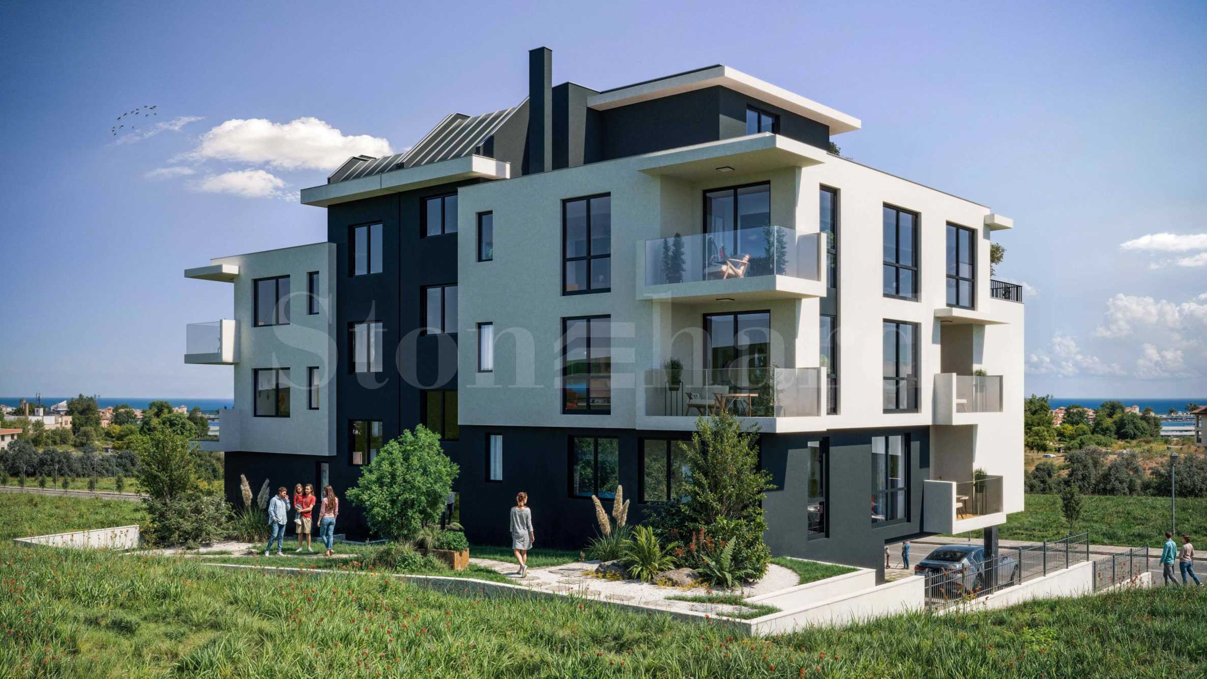 Apartments in a new complex of two buildings in Sozopol1 - Stonehard