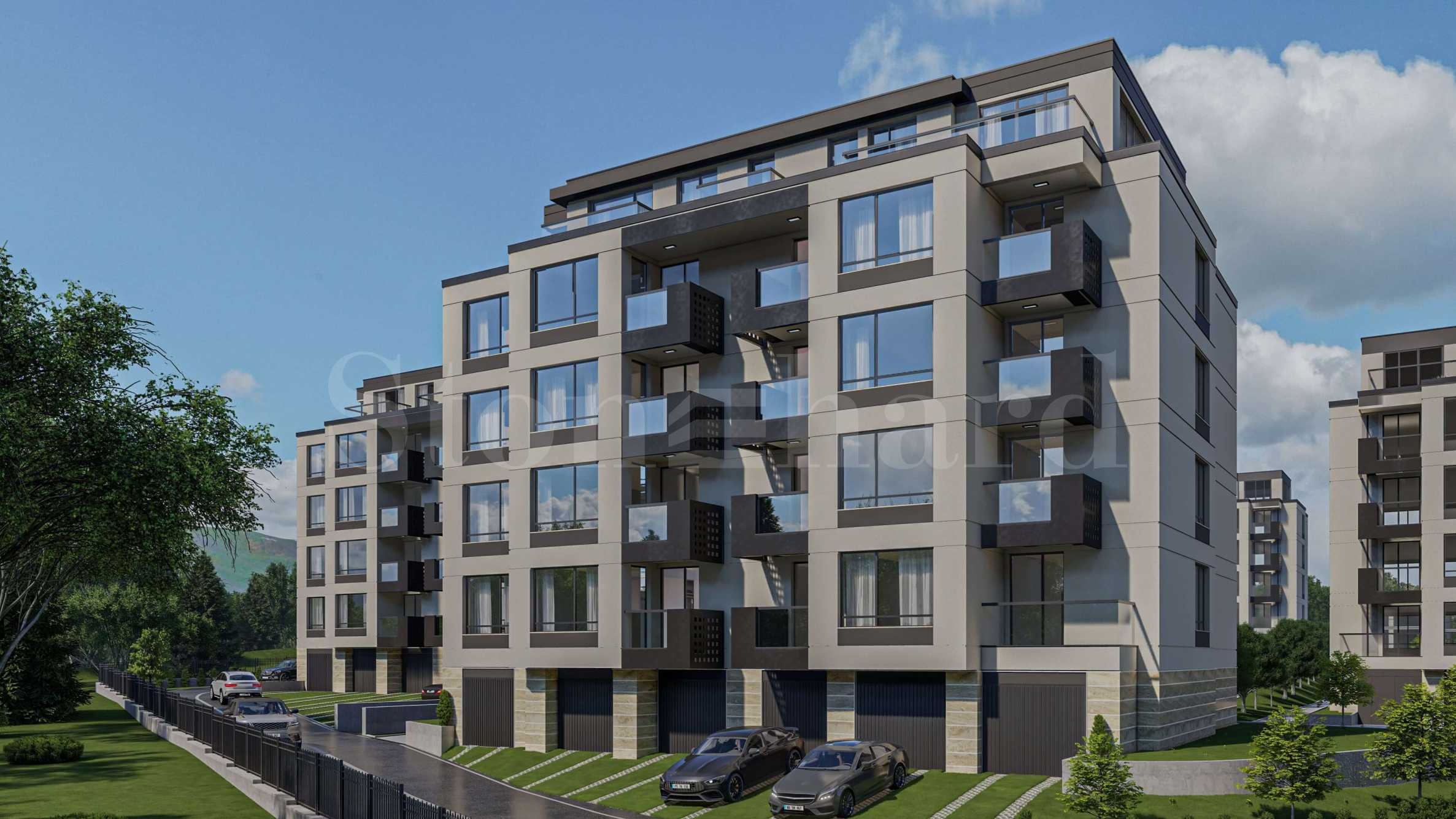 Apartments in Building 4, 300 meters from the Gorna Banya metro station 1 - Stonehard