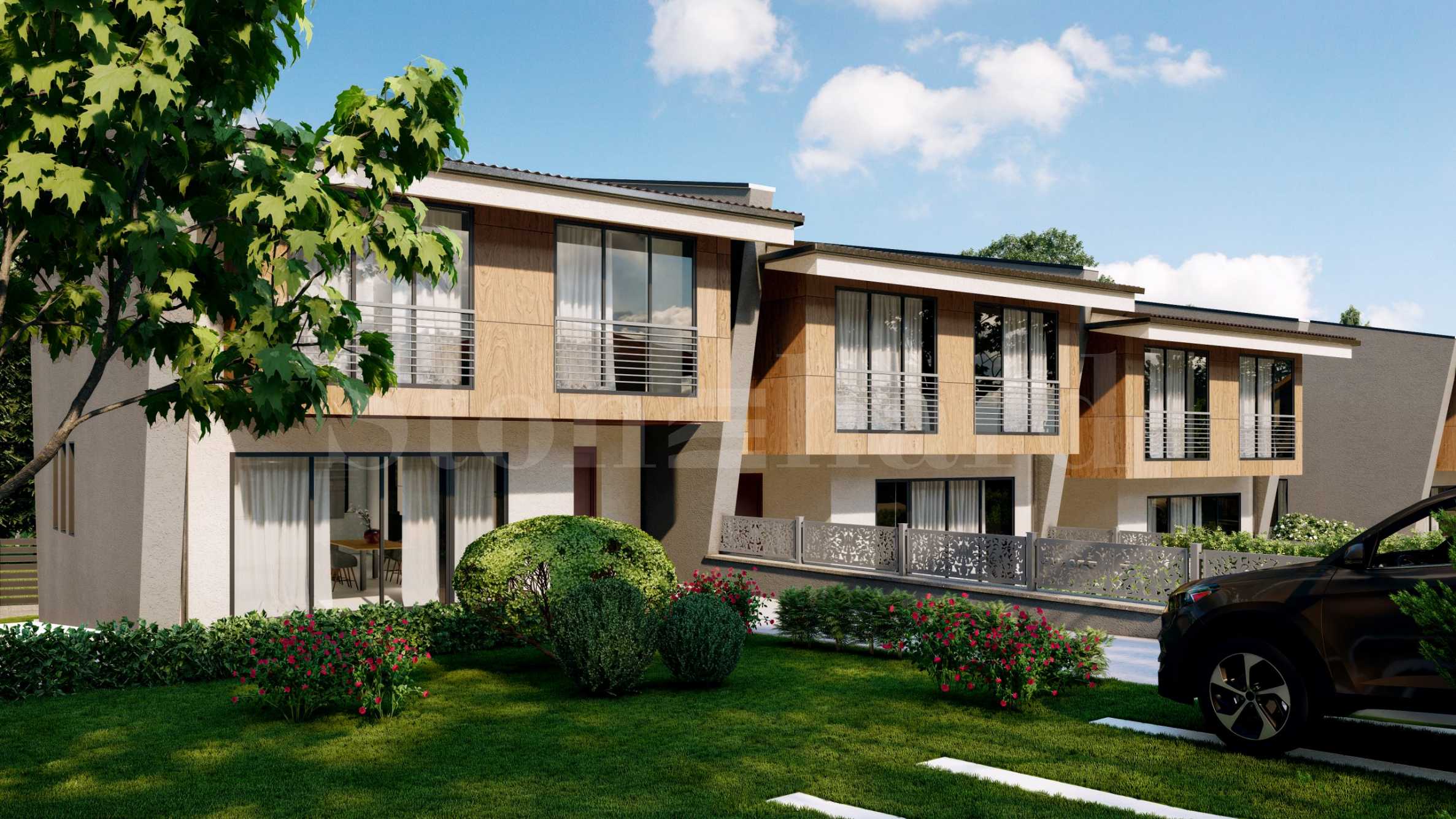 Newly built houses on three levels in the picturesque area of Kosanin Dol, next to Lake Pancharevo1 - Stonehard