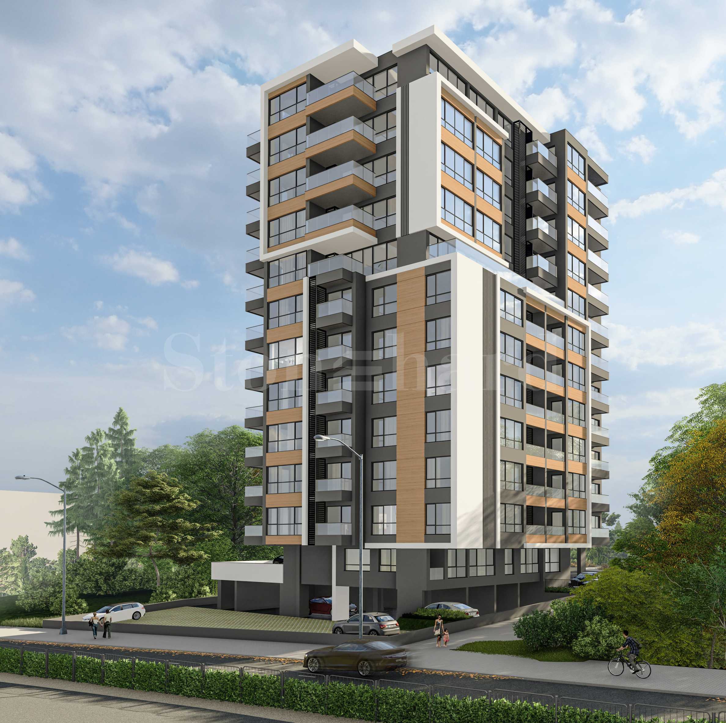 Apartments in a new modern complex in the 