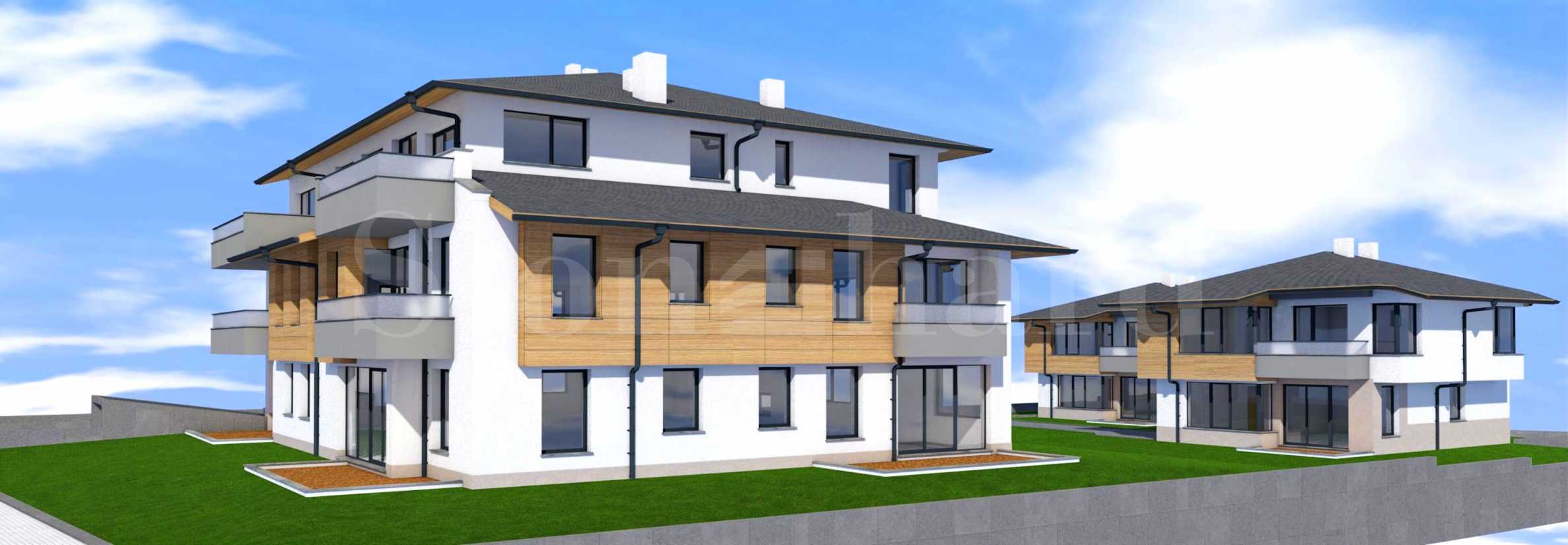 Residential complex at the entrance to the village of Bistritsa with various property types2 - Stonehard