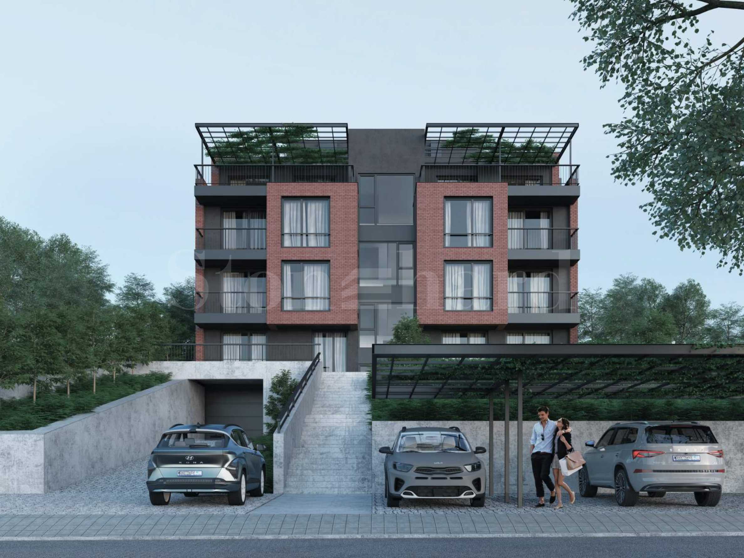 New residential building in the area of the American College2 - Stonehard