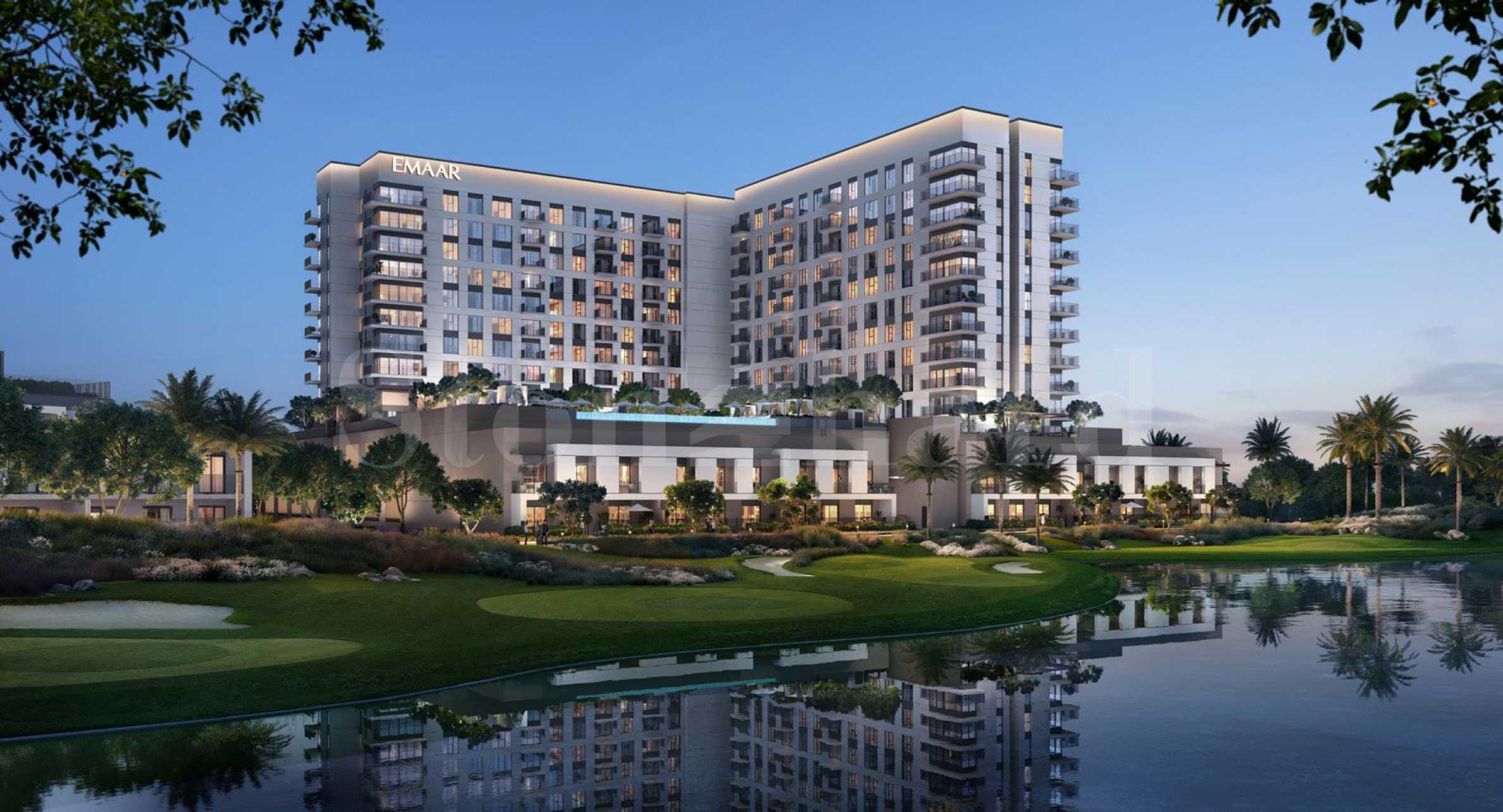 Spacious apartments near a prestigious golf course in Golf Vale, Emaar South 1 - Stonehard