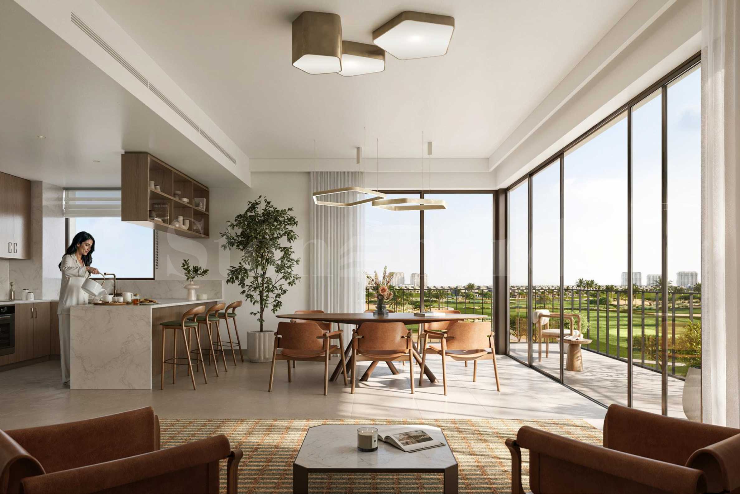 Spacious apartments near a prestigious golf course in Golf Vale, Emaar South 2 - Stonehard