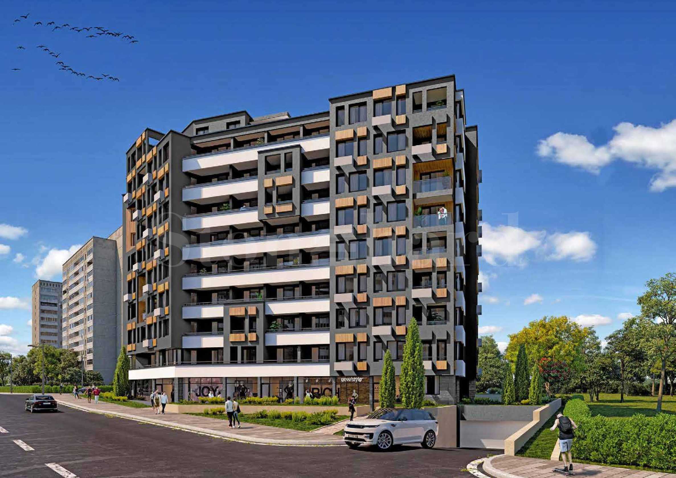 Apartments in a modern new building in 