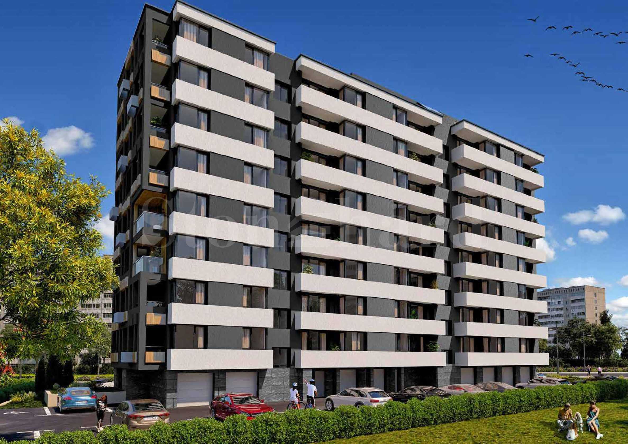 Apartments in a modern new building in 