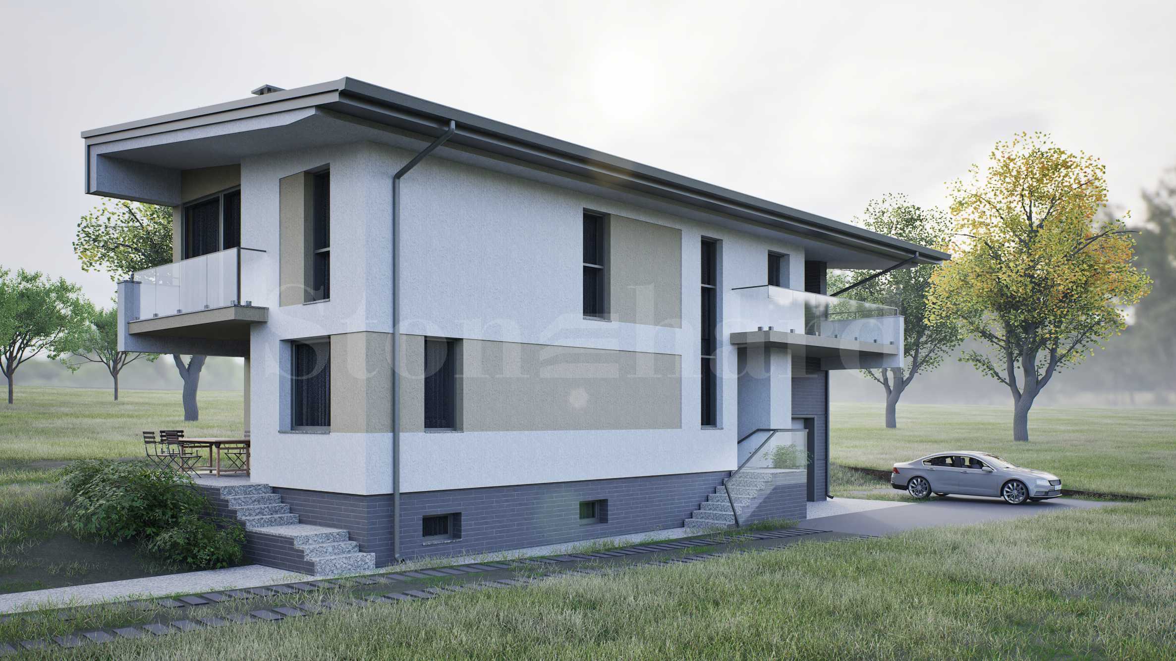 New houses with panoramic views of Plovdiv and the Rhodope Mountains in Belashtitsa2 - Stonehard