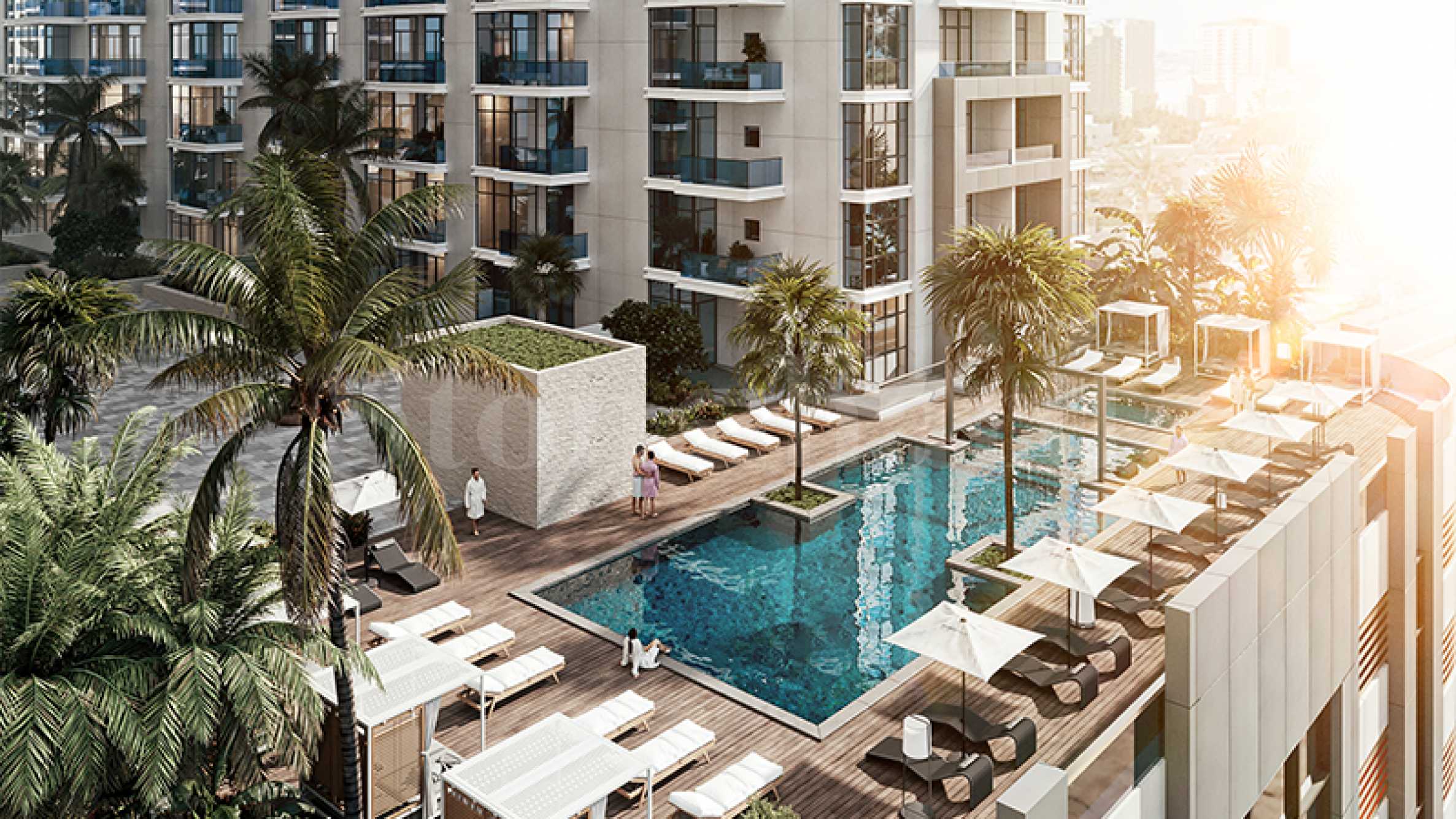 Different types of apartments in Ajman Creek Towers 2 - Stonehard