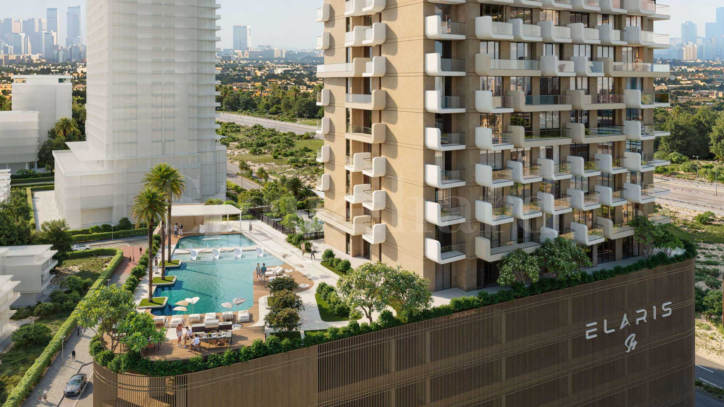 Comfortable apartments in ELAR1S Sky - a new building with luxurious amenities in JVT 1 - Stonehard