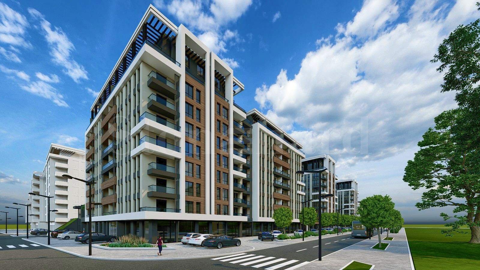 Comfortable apartment in a new innovative complex in the 