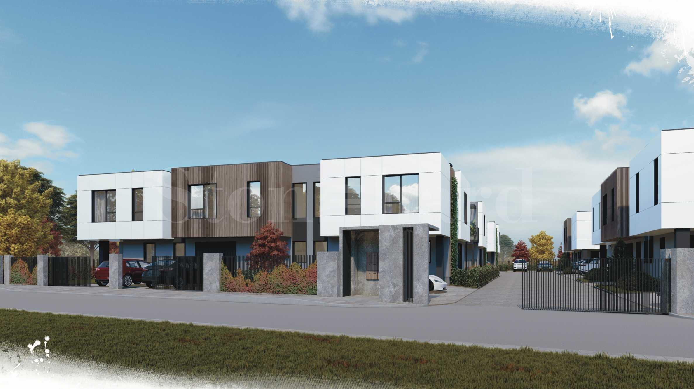 New modern urban-type houses in a gated complex in the Belomorski district 1 - Stonehard