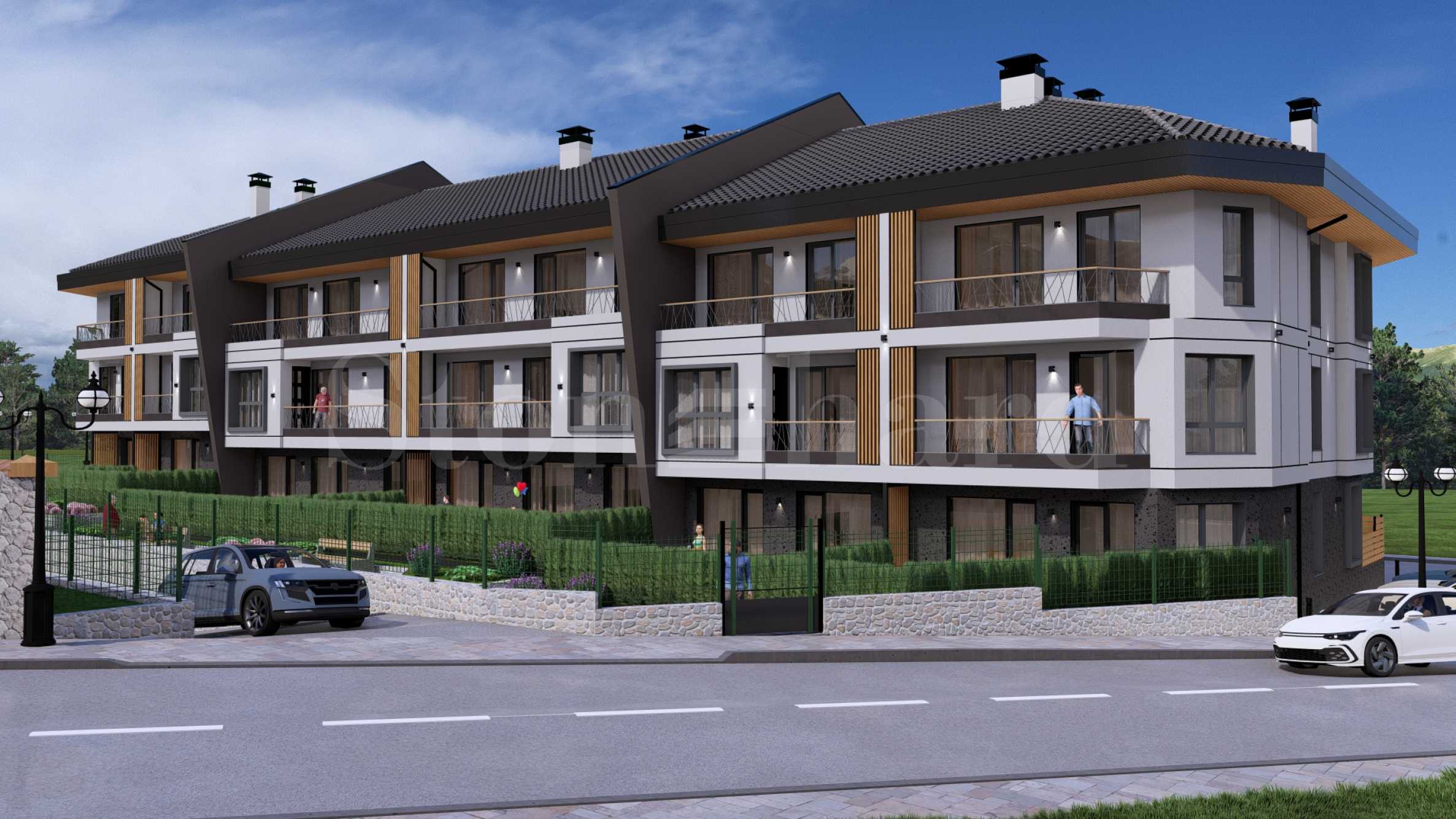Newly built apartments a minute's walk from the ski lift in Bansko 1 - Stonehard