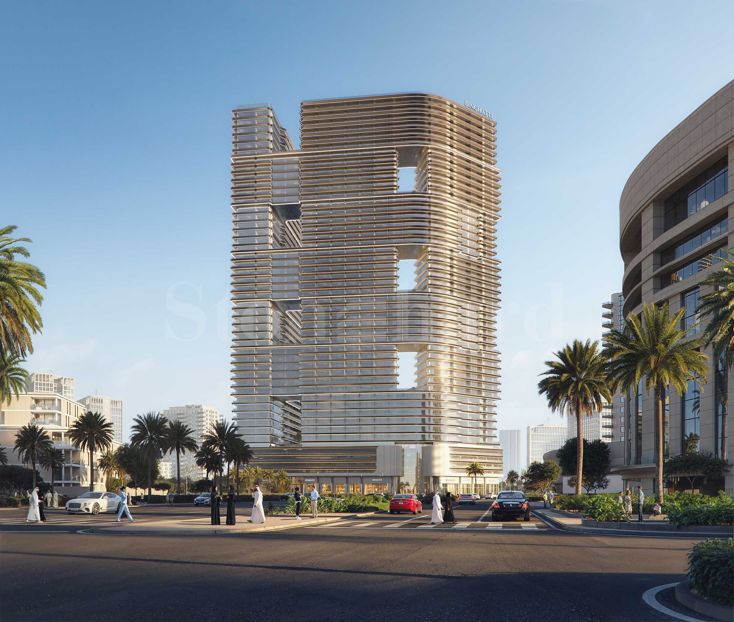 Studios and apartments at Binghatti SkyTerraces - an impressive building in Motor City 2 - Stonehard