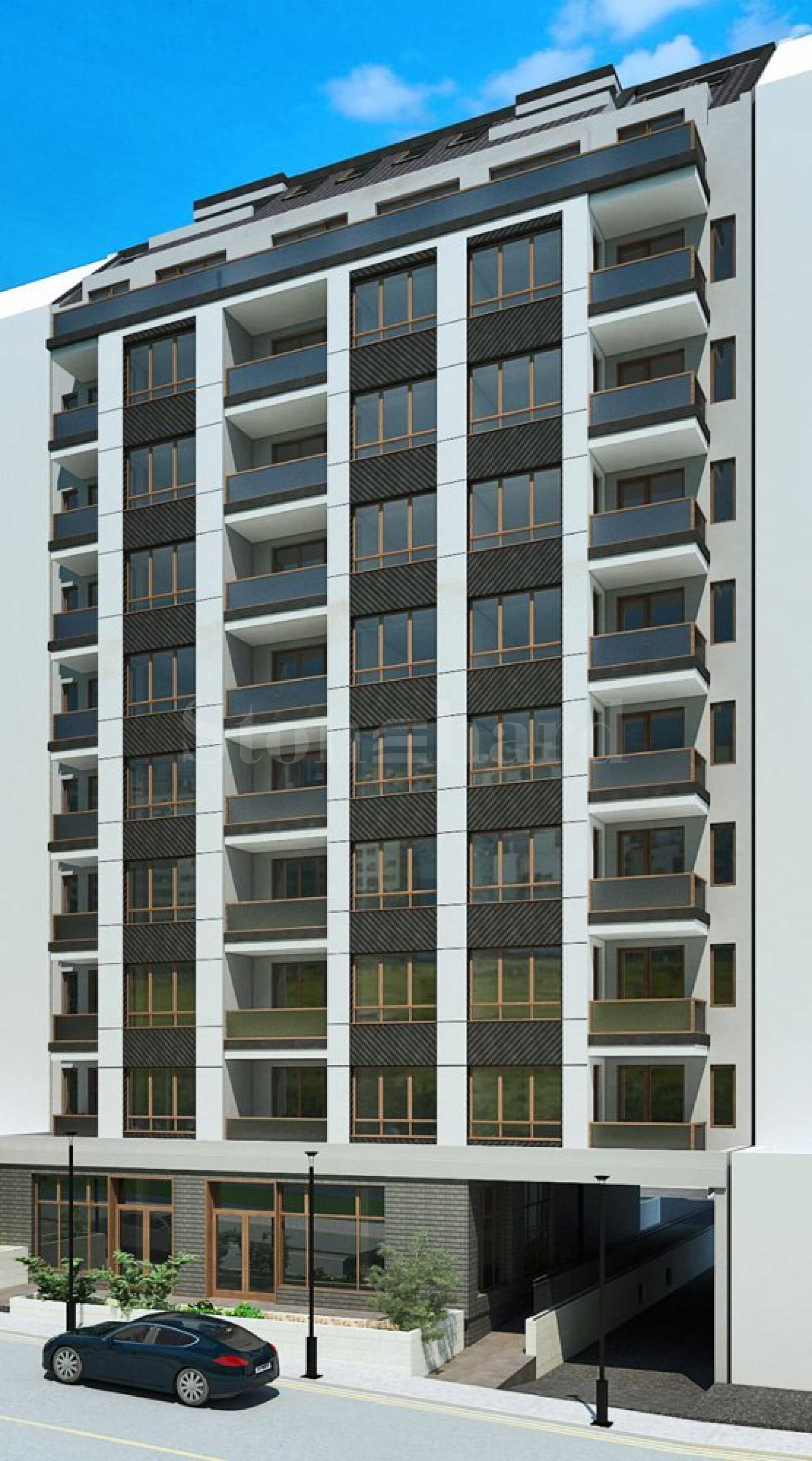 New apartments, offices and shops next to the 