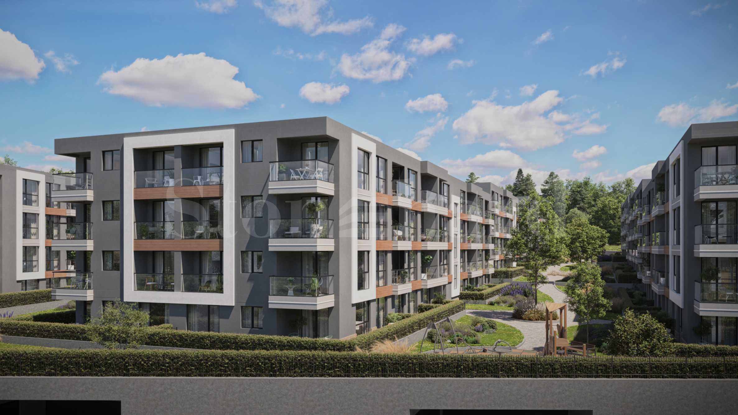 A new residential project of eight buildings with different types of apartments in the "Malinova Dolina" quarter2 - Stonehard