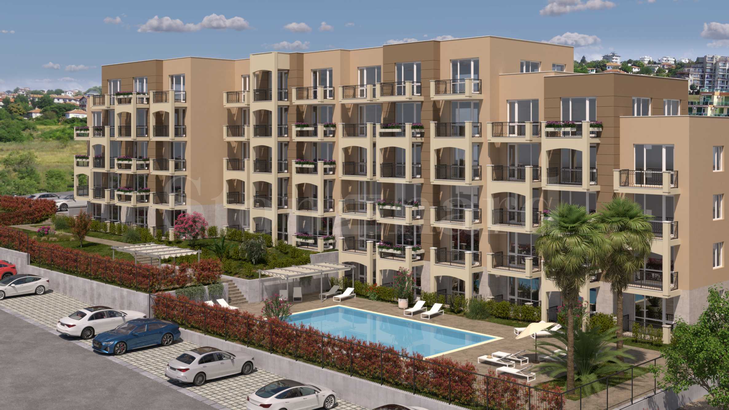 New apartments with sea views in a gated complex in Byala1 - Stonehard