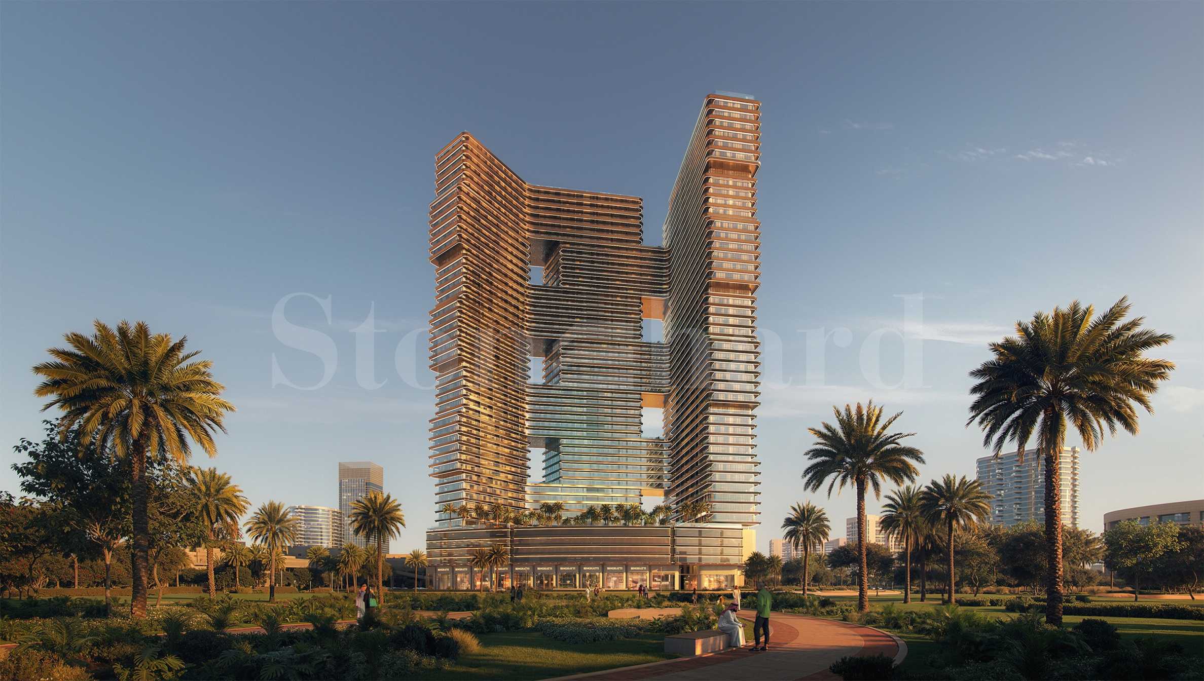 ������ � ����������� � Binghatti SkyTerraces � ������������ ������ � ��������. 1 - Stonehard