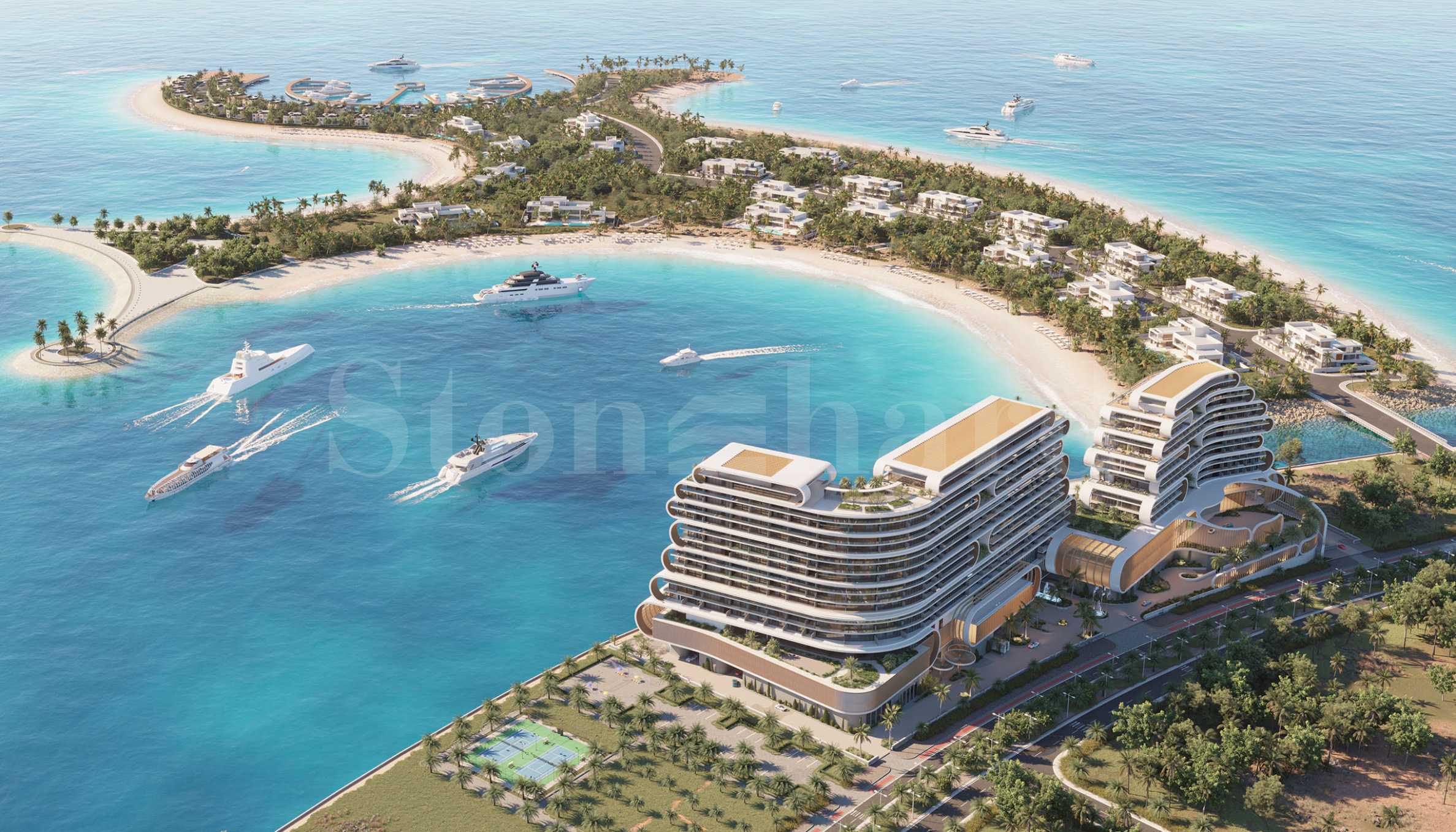 JW Marriott Residences, Al Marjan Island1 - Stonehard